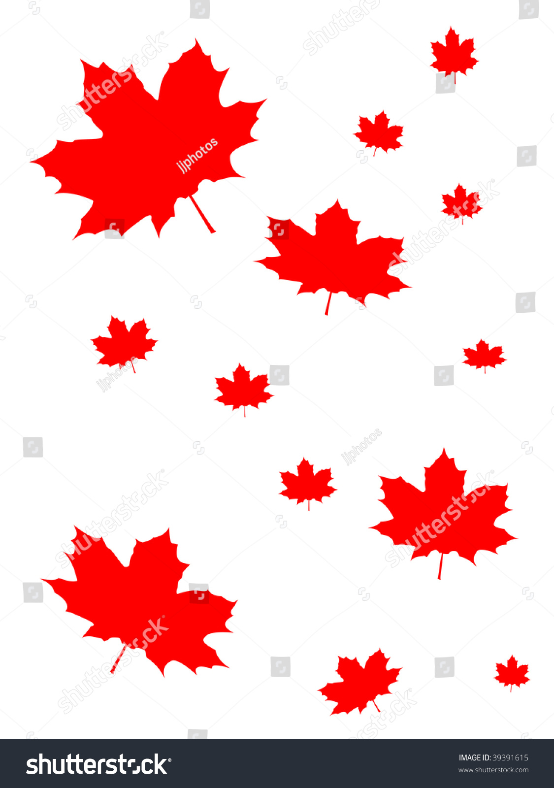 Canada Maple Leaf Background Stock Photo 39391615 : Shutterstock