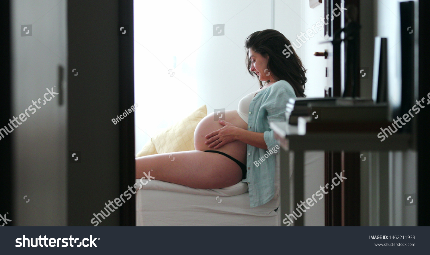 Candid Wife Pregnant