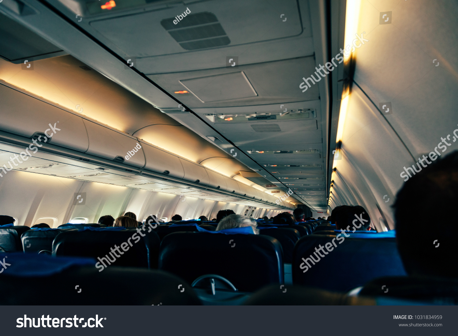 Candid View Airplanes Fuselage Passengers Their Stock Photo (Edit Now ...