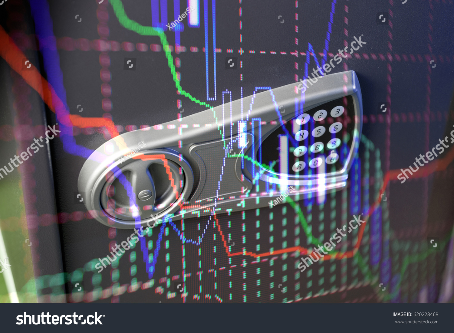 Candle Stick Graph Chart Stock Market Stok Fotograf Simdi Duzenle - 