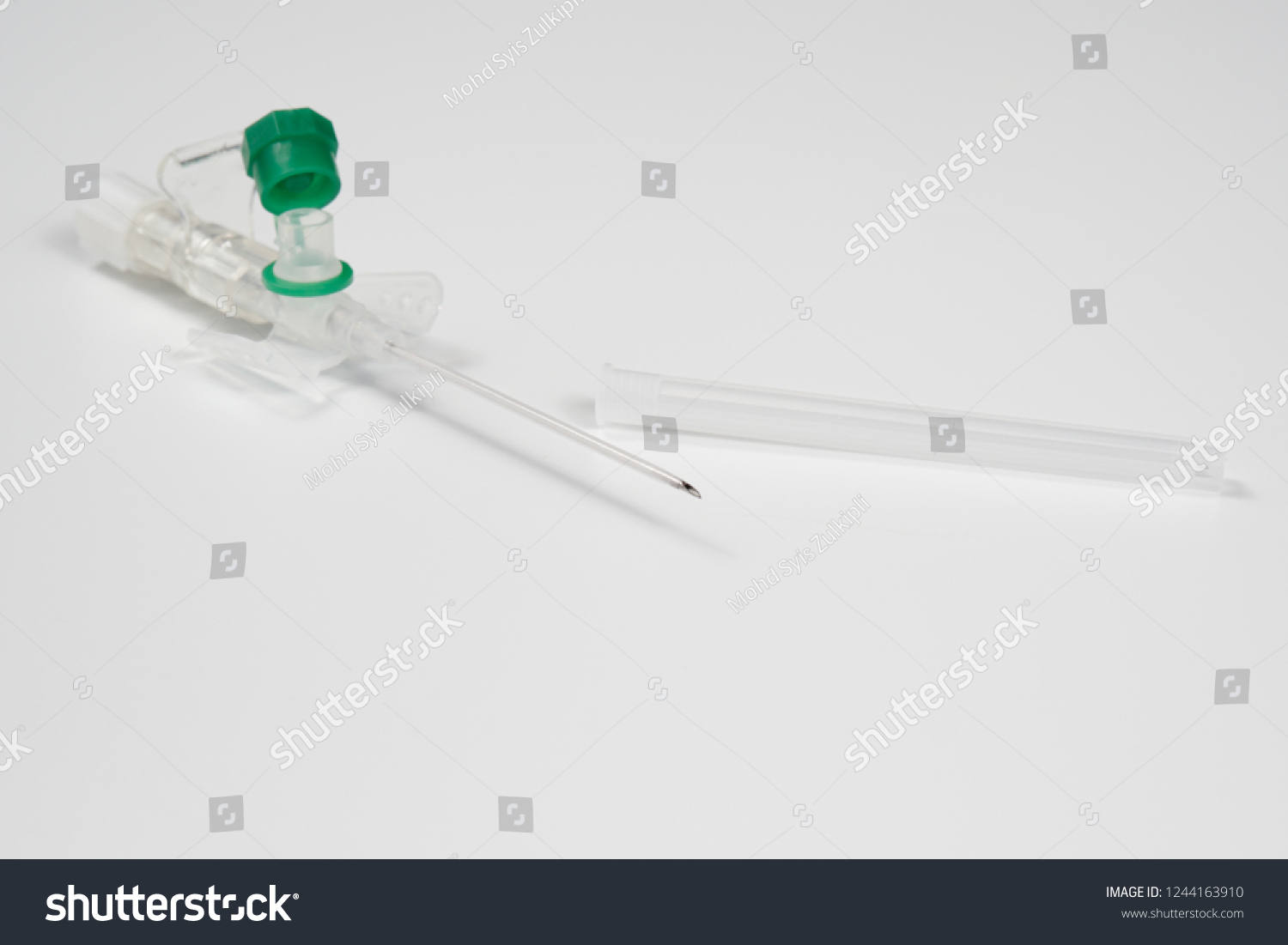 Cannula Branula Medical Needle Fluids Blood Stock Photo 1244163910 ...