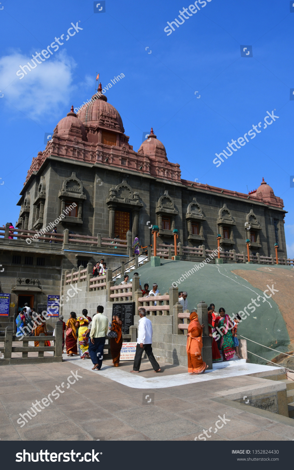 Cape Comorin Kanyakumari India West Bengal Stock Photo 1352824430 ...