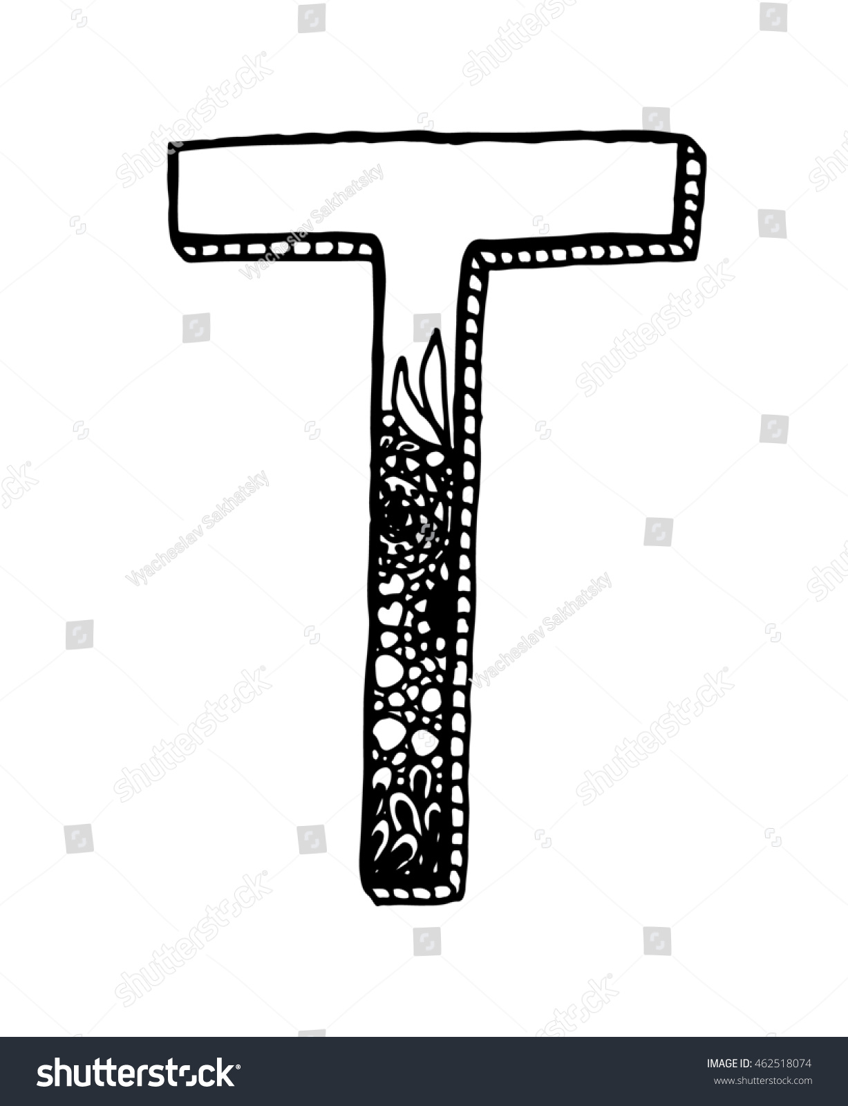 hand drawn capital letter t monster monster high monster high capital letter t
