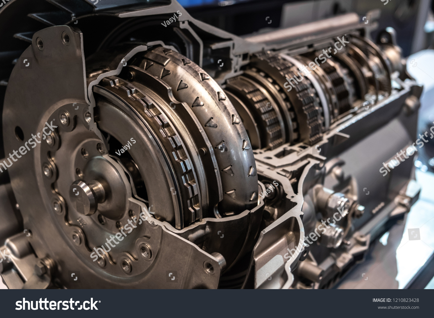 Car Automatic Transmission Cutaway Closeup Stock Photo 1210823428 ...