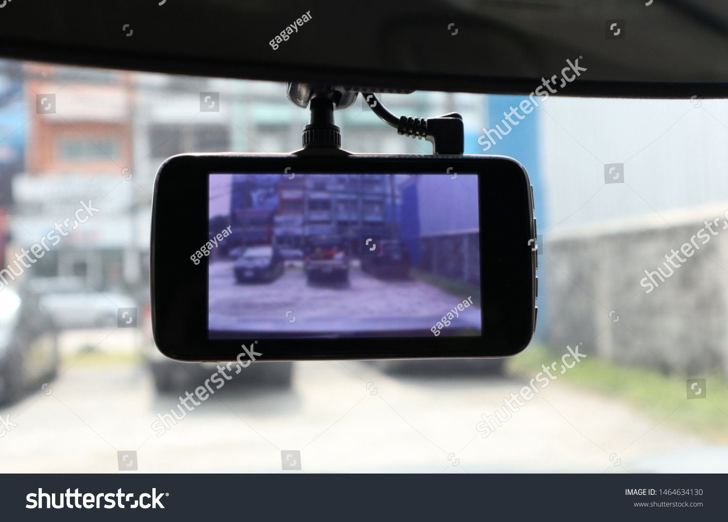 Car Camera Recorder Safety Safety Concept Stock Photo 1464634130