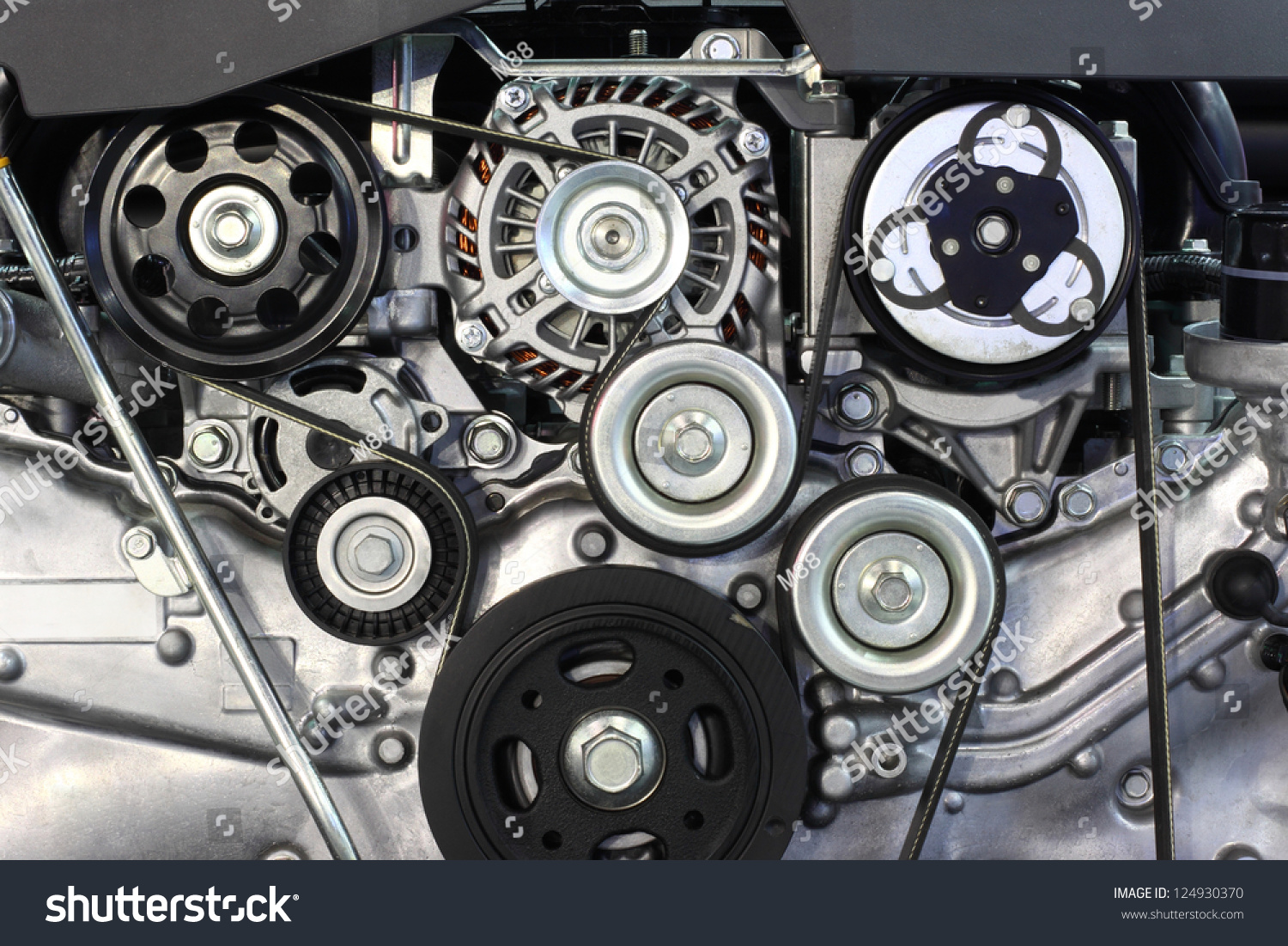 Car Engine Stock Photo 124930370 : Shutterstock