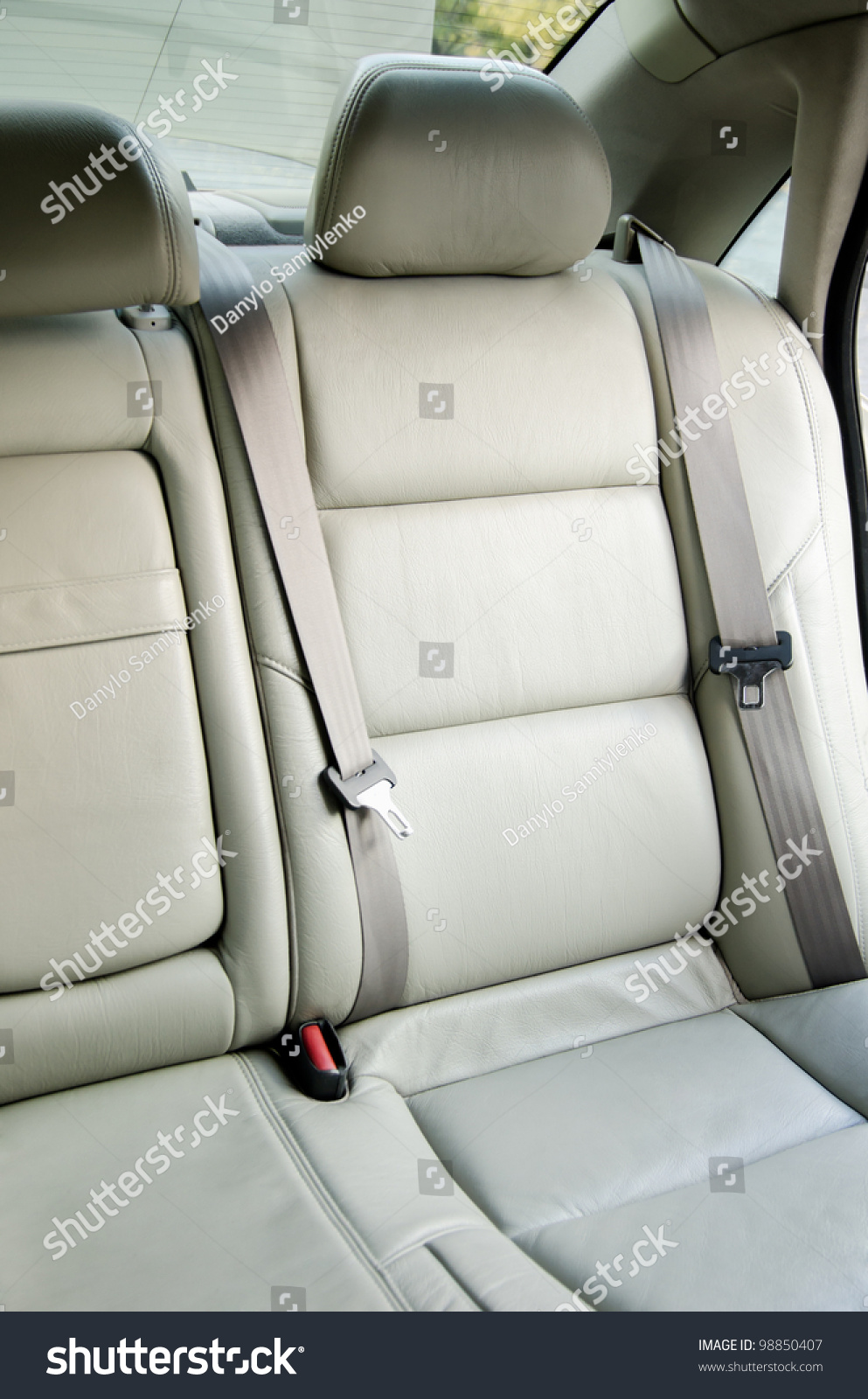 Car Interior Gray Car Back Seats Stock Photo Edit Now 98850407