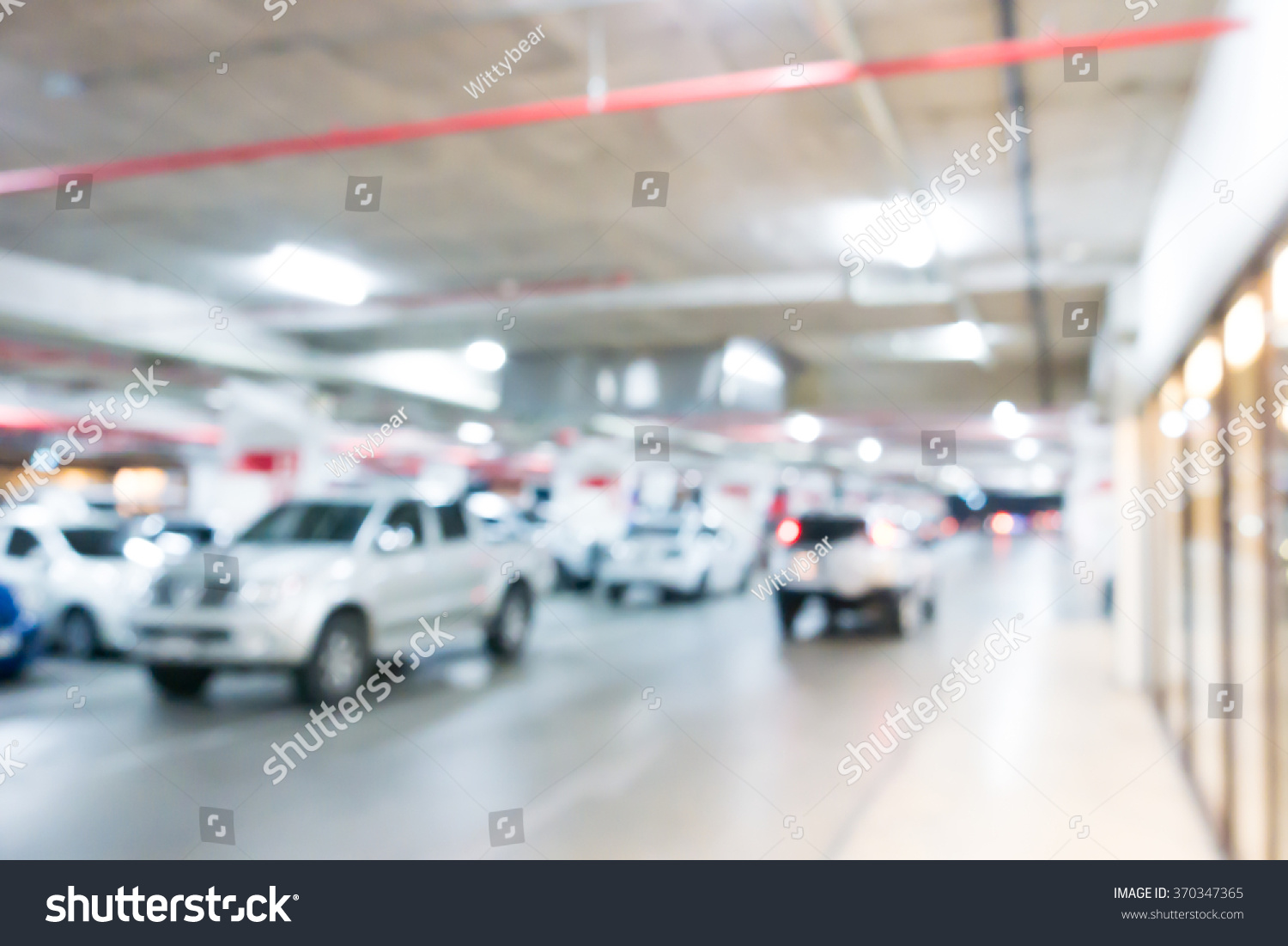 Car Park Shopping Mall Blurred Stock Photo 370347365 | Shutterstock