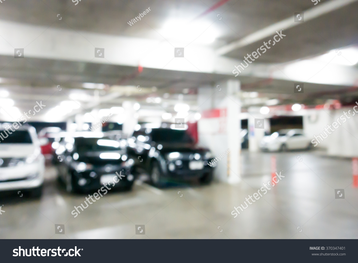 Car Park Shopping Mall Blurred Stock Photo 370347401 | Shutterstock