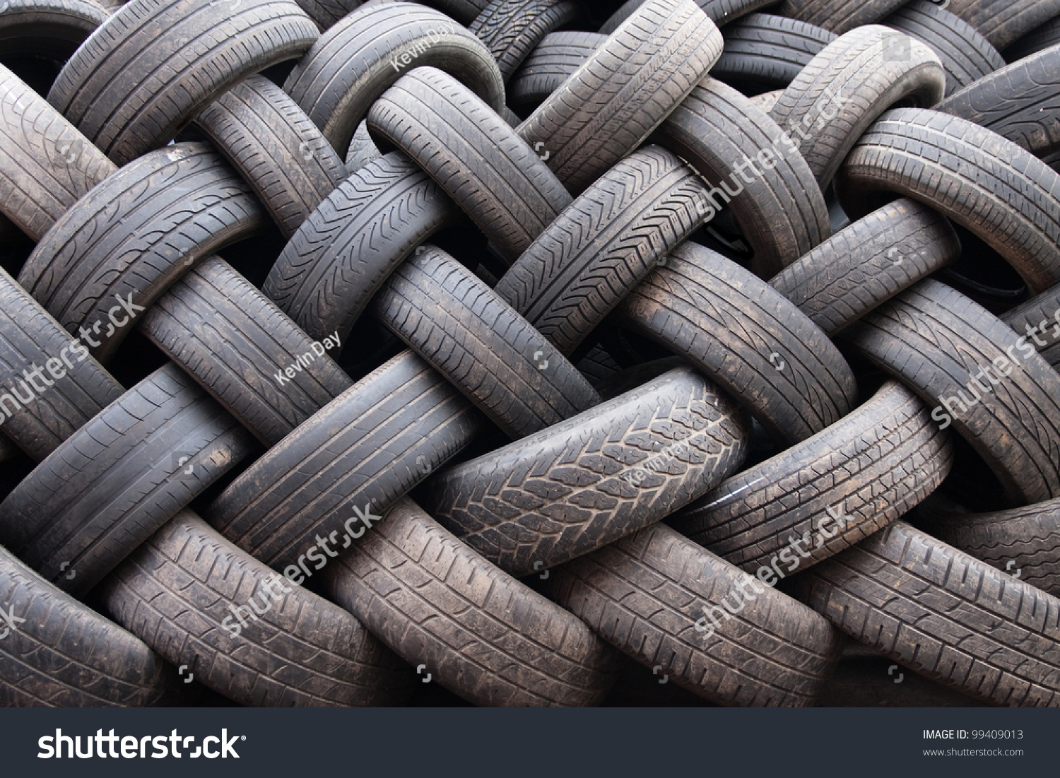 Car Tyres Stacked Tyre Distribution Centre Stock Photo (Edit Now) 99409013