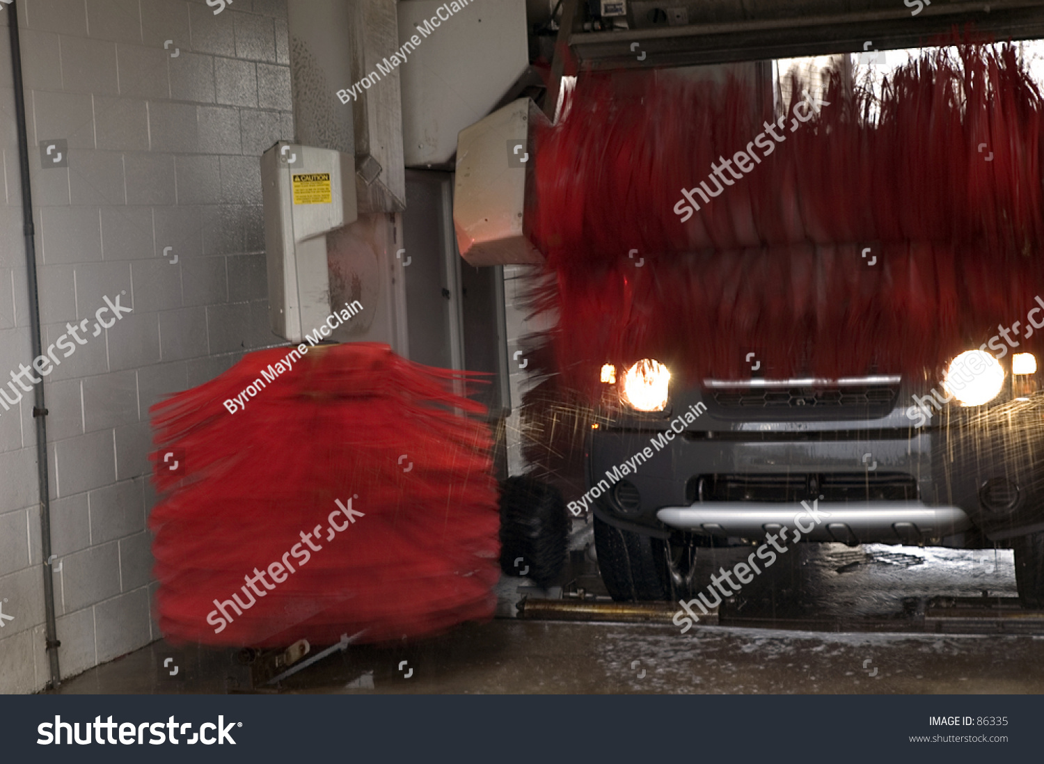 spinning brushes car wash