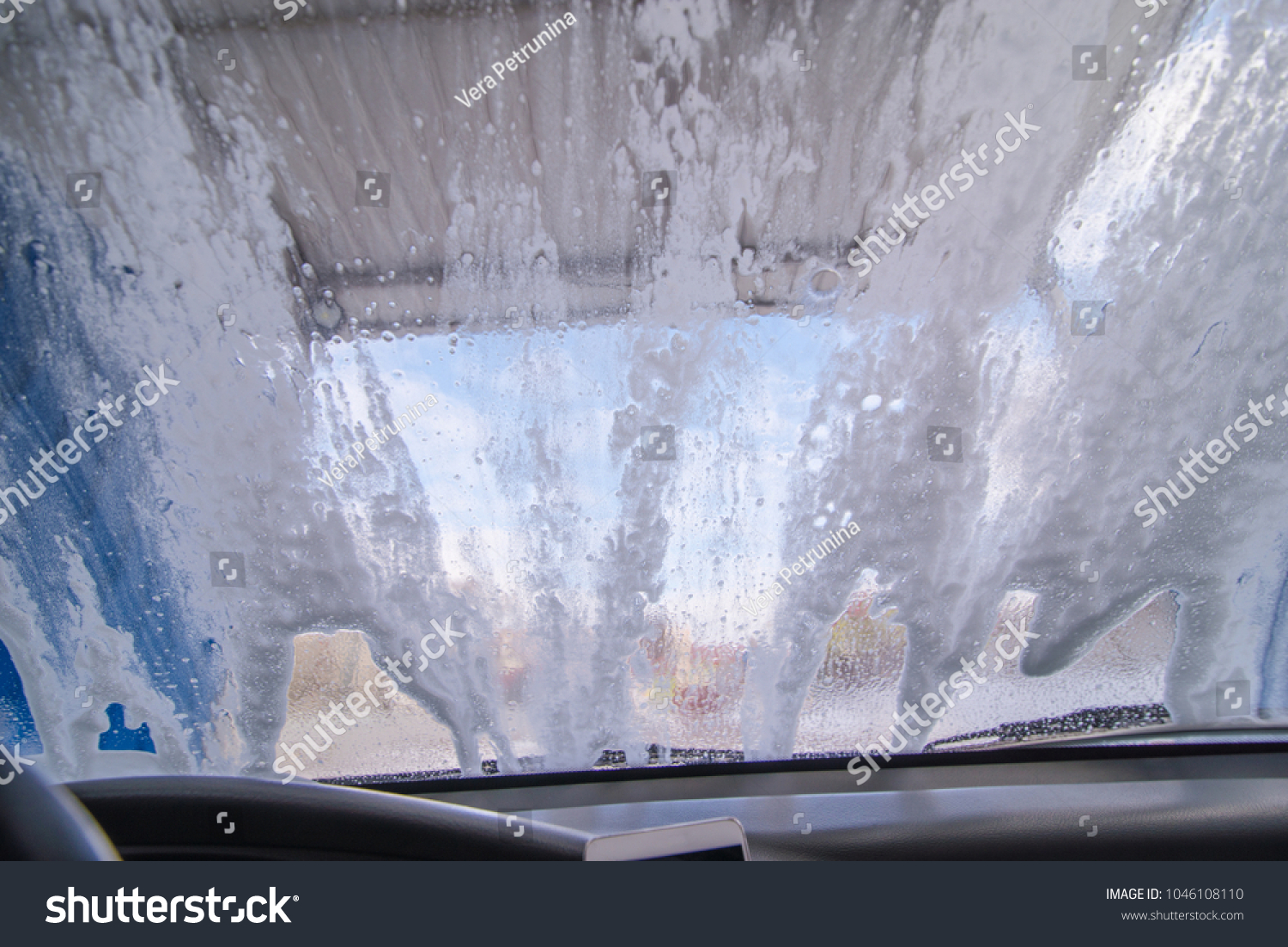 how to wash inside car windshield