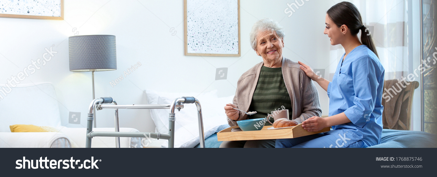 Home Nursing Care Banner Images Stock Photos Vectors