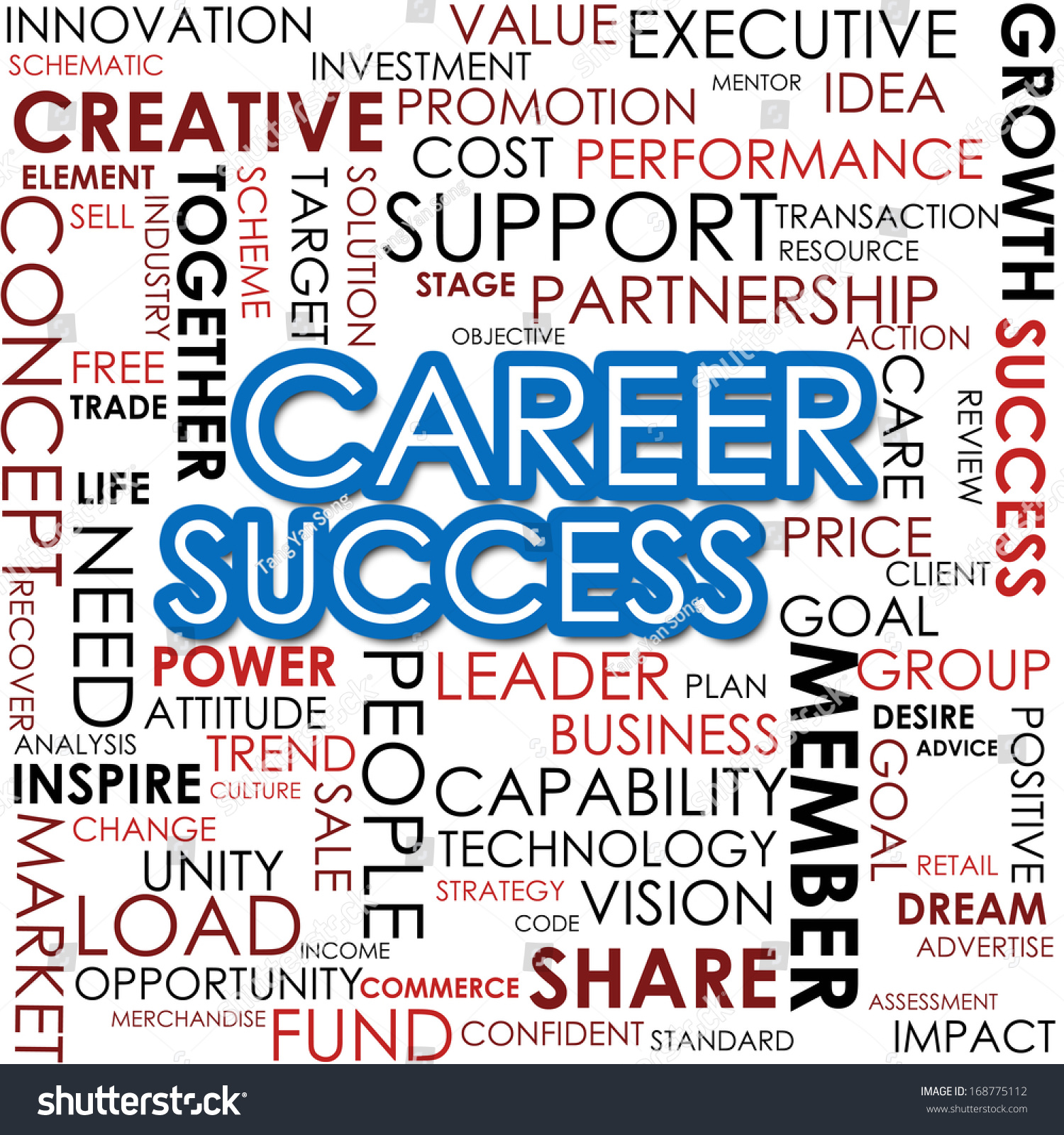 Career Success Word Cloud Stock Illustration 168775112 | Shutterstock