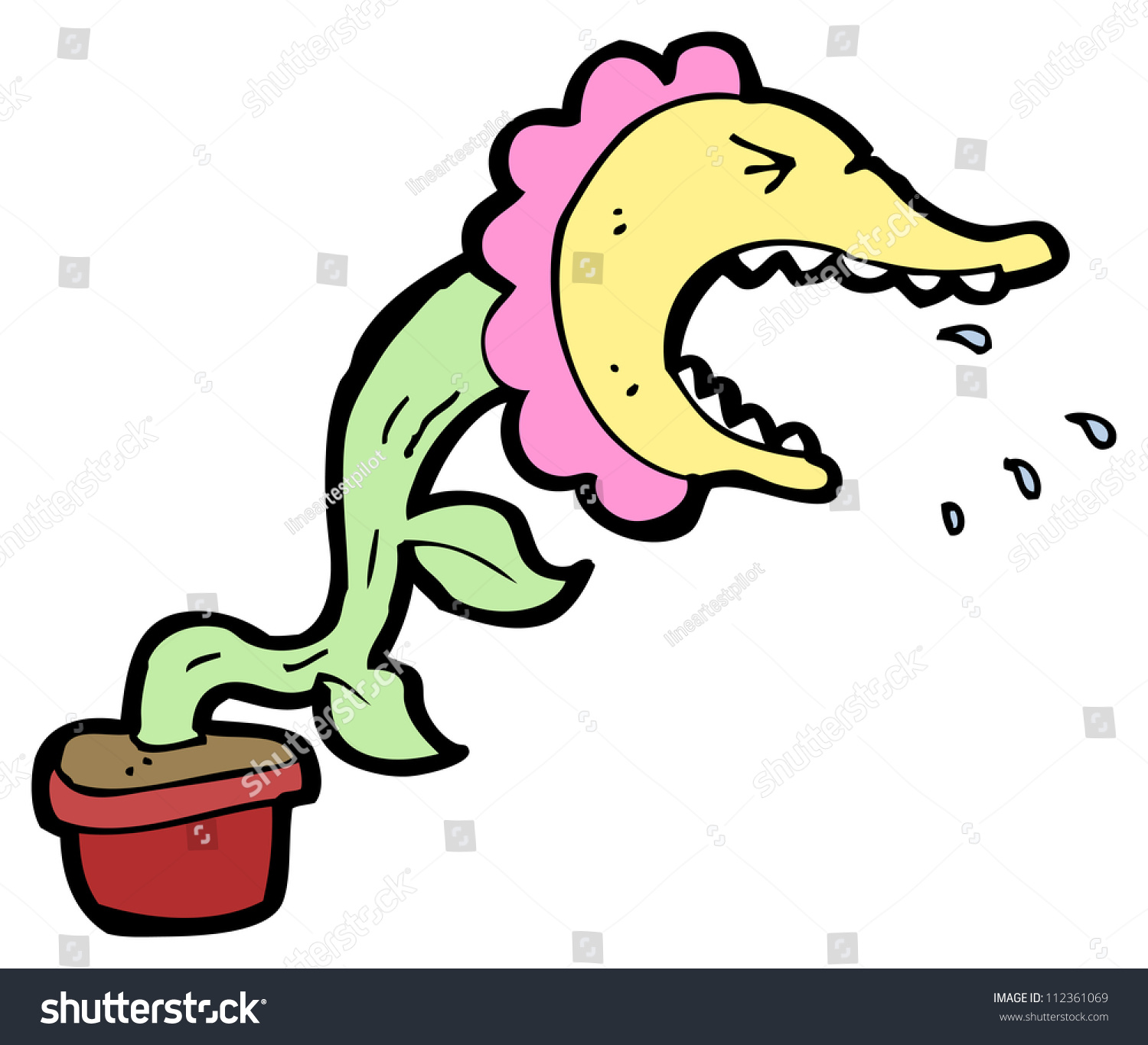 Carnivorous Plant Cartoon Stock Photo 112361069 : Shutterstock