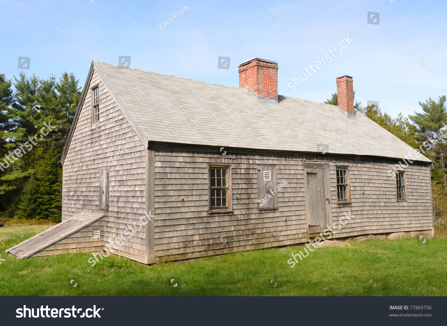 Carroll Homestead Historic Site In Acadia National Park Stock Photo ...