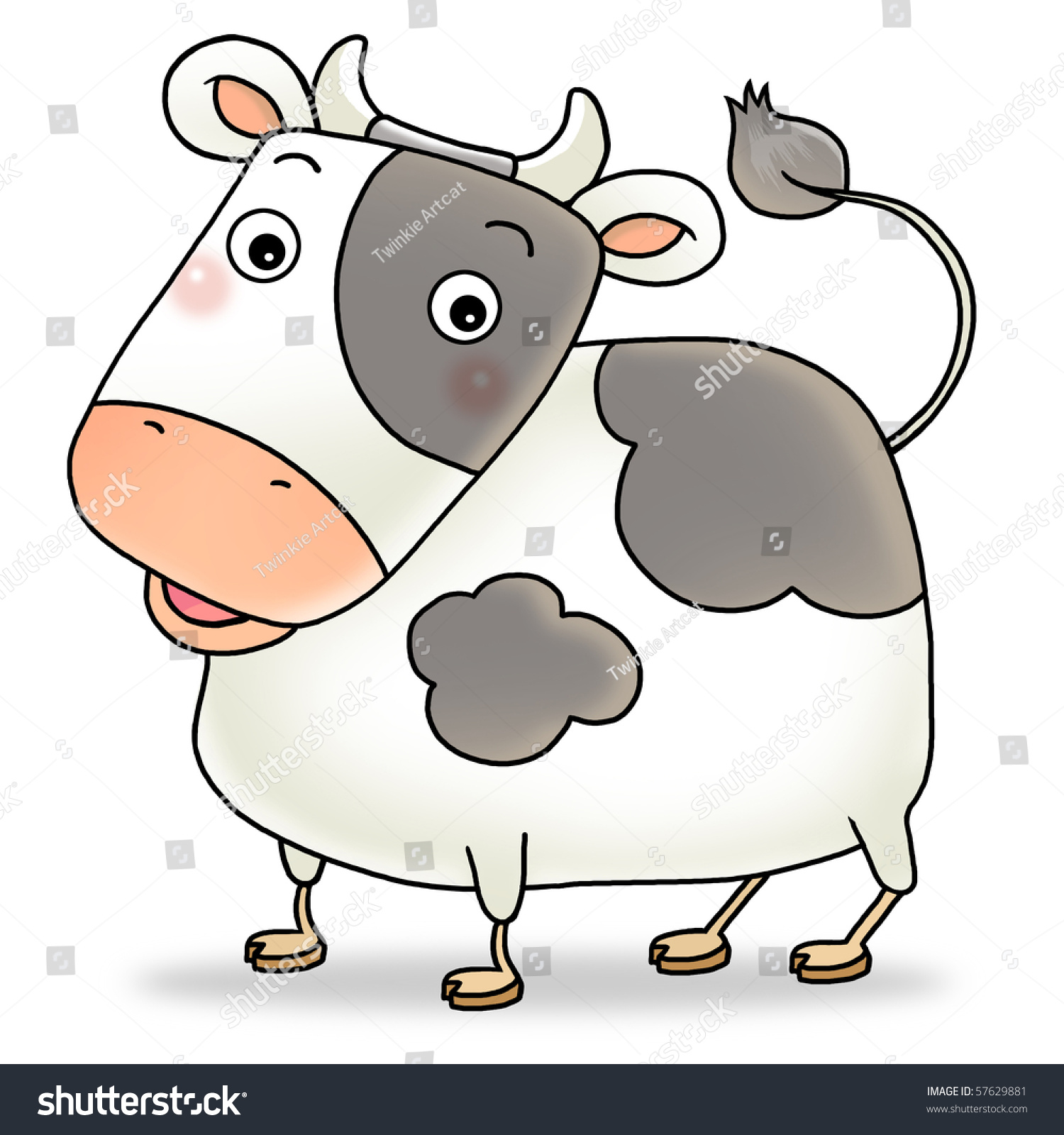 Cartoon Action Icon Of The 2 Nd Chinese New Year Icon Character - Cow ...