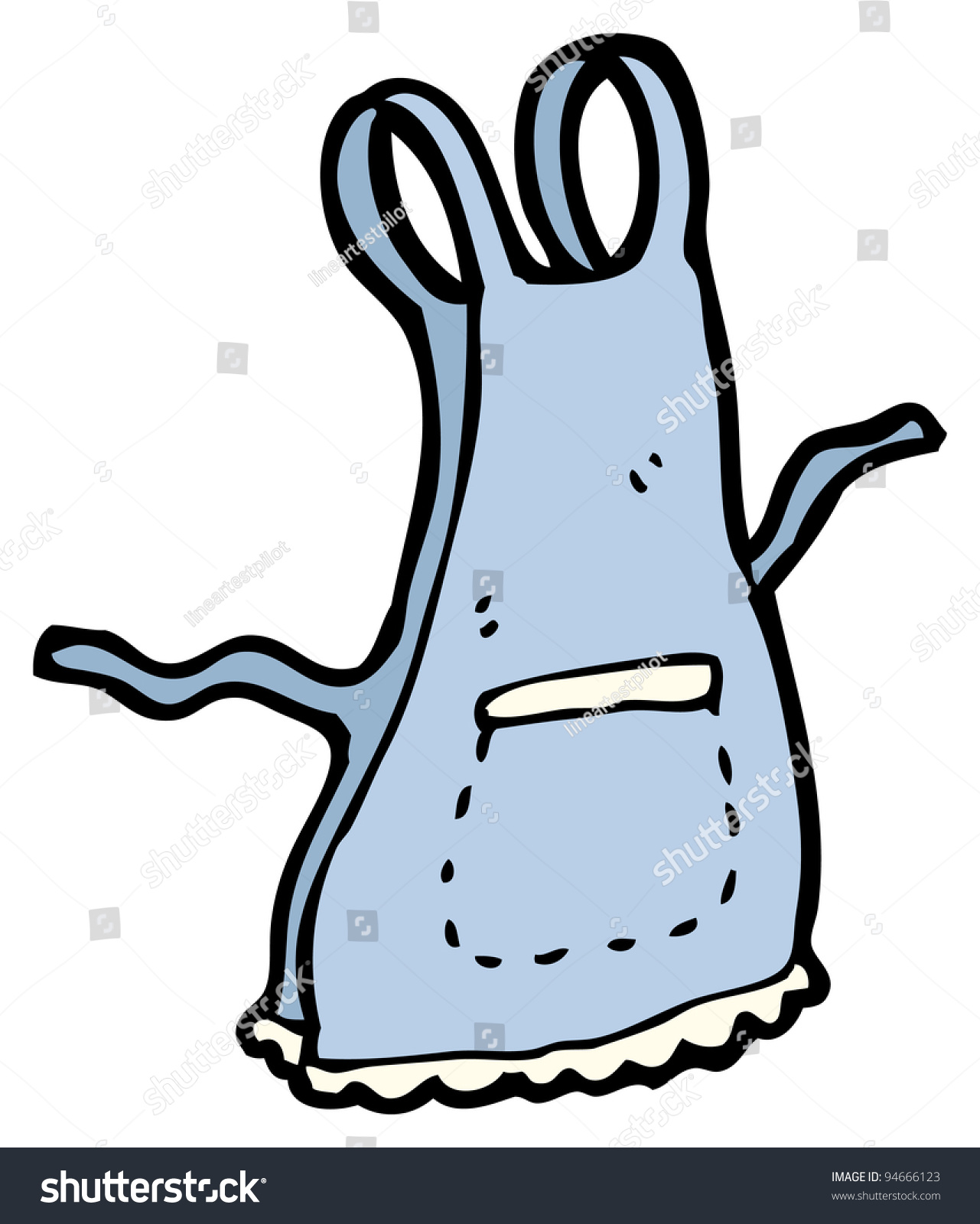 Cartoon Apron Stock Photo 94666123 : Shutterstock