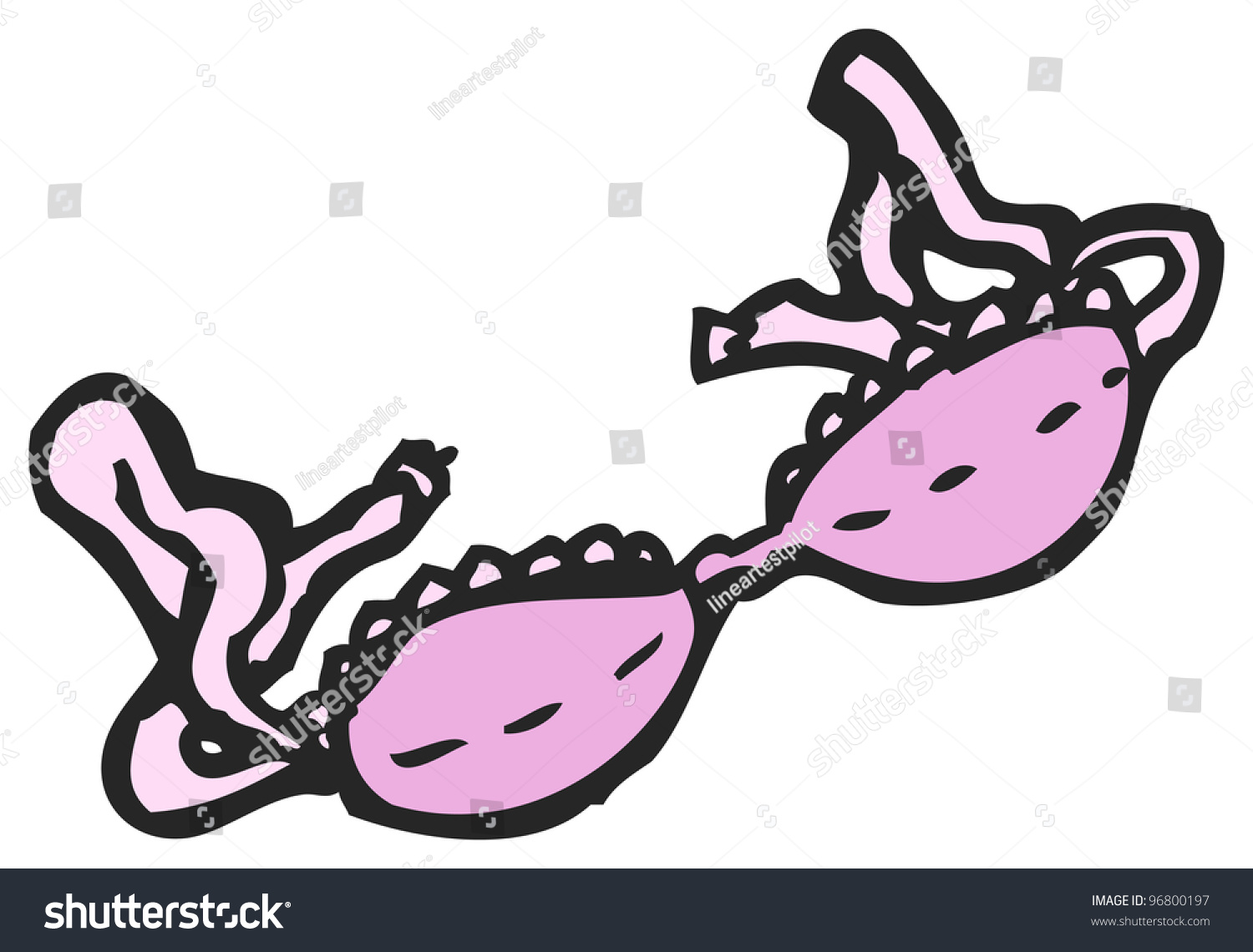 Cartoon Bra Stock Illustration 96800197 - Shutterstock