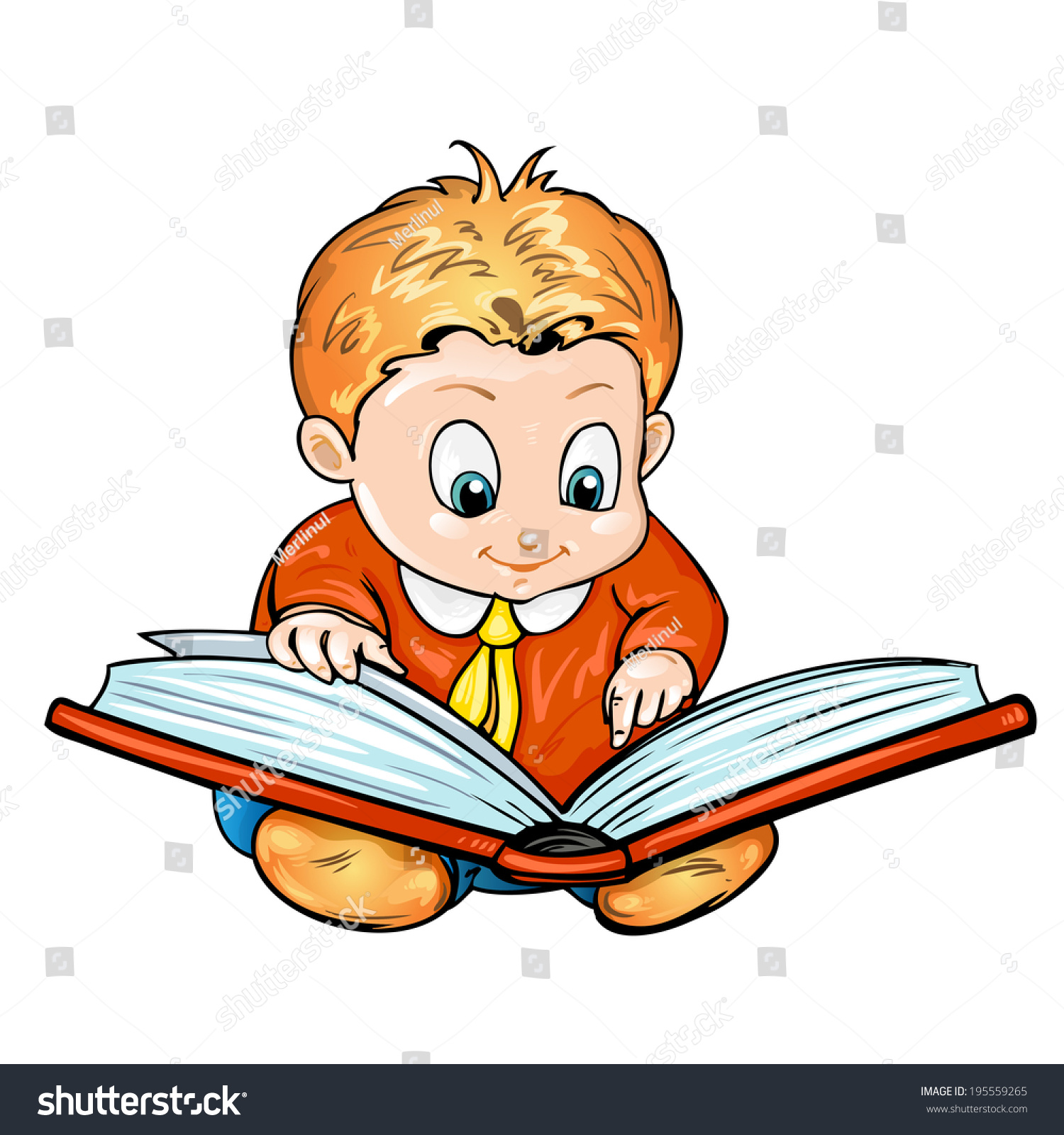 Images Of Cartoon Image Child Reading