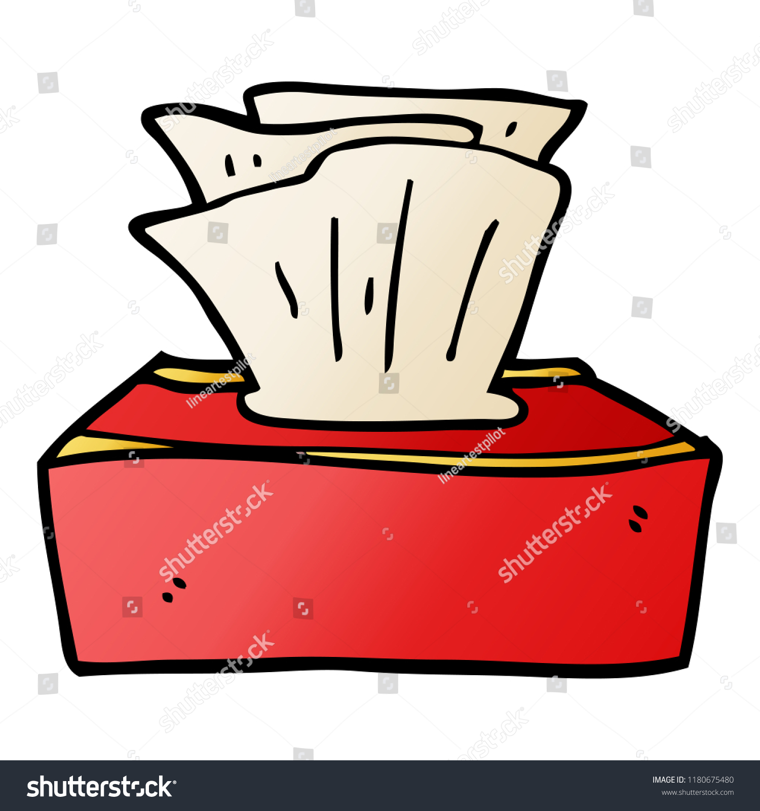 Cartoon Doodle Box Tissues Stock Illustration 1180675480 Shutterstock 6545