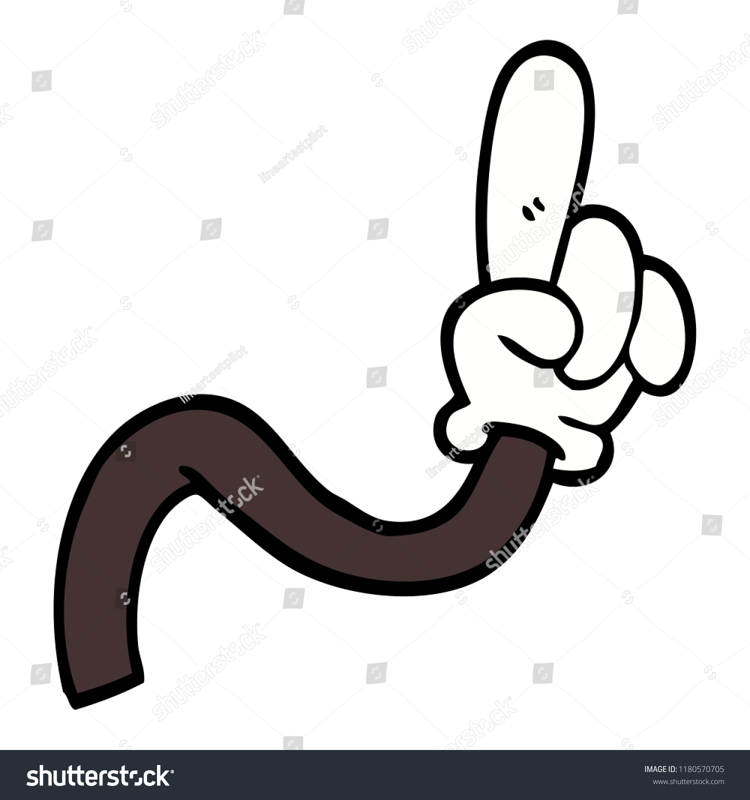 Cartoon Doodle Hand Gesture Stock Illustration Shutterstock