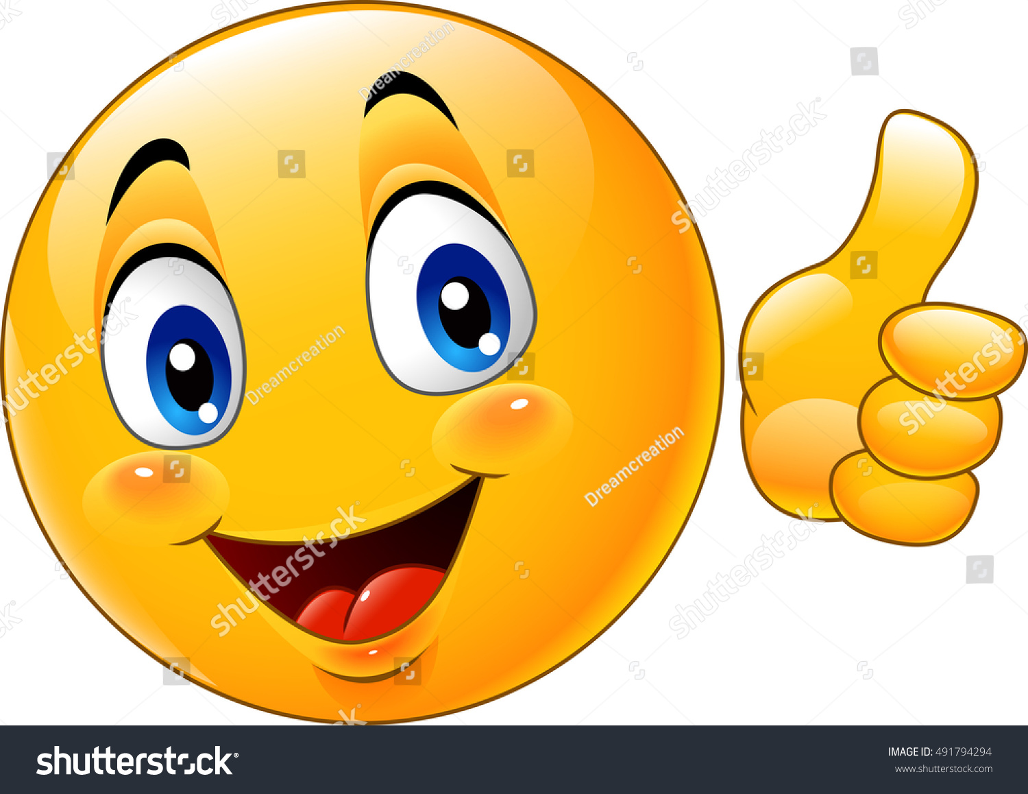 9,997 Smile emoticon thumbs up Images, Stock Photos & Vectors ...