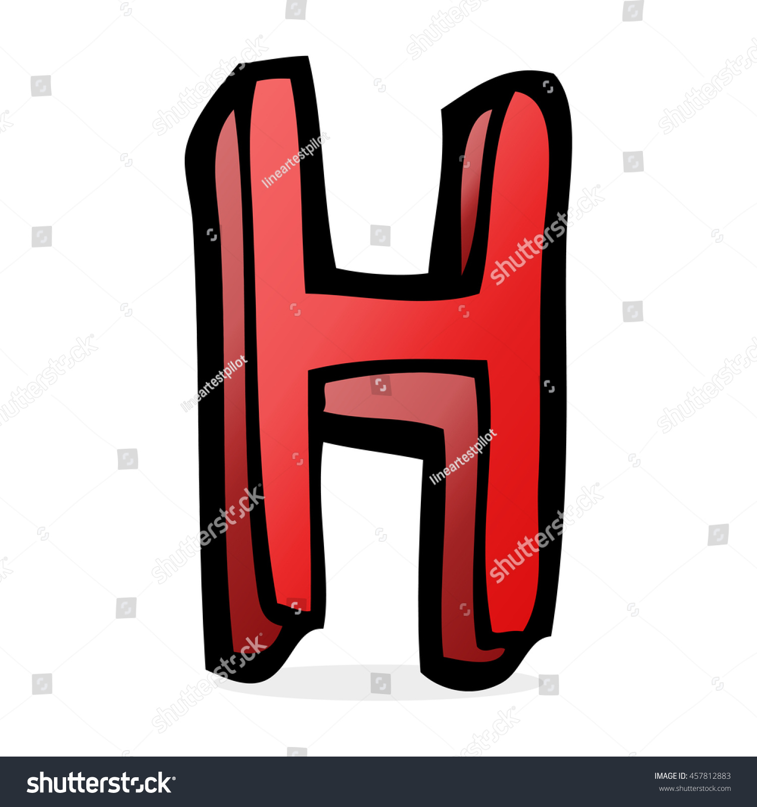 Cartoon Letter Stock Illustration 457812883 | Shutterstock