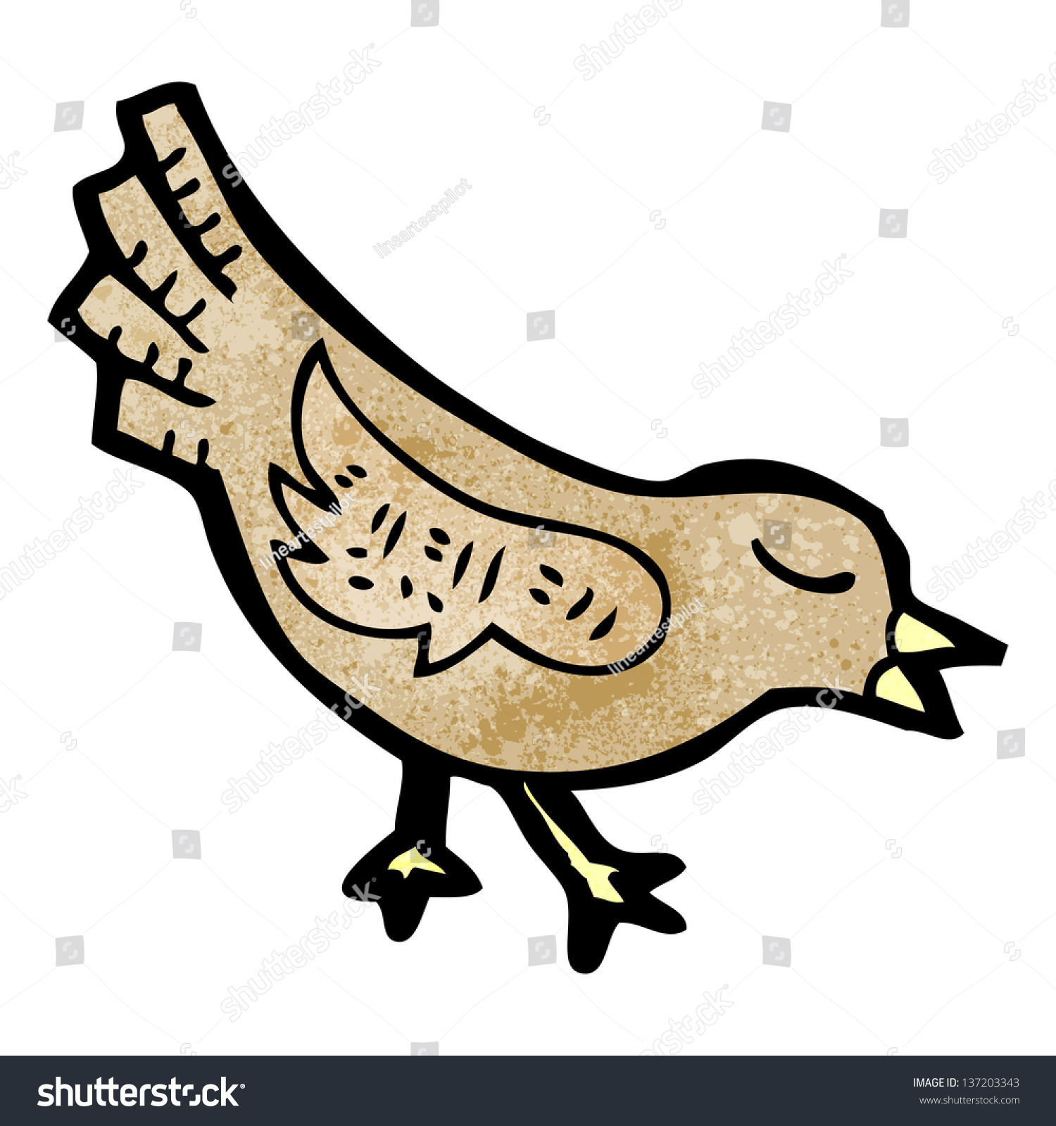 Cartoon Little Bird Stock Illustration 137203343 | Shutterstock