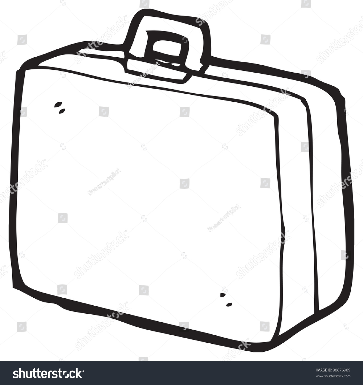 Cartoon Luggage Stock Illustration 98676989 - Shutterstock