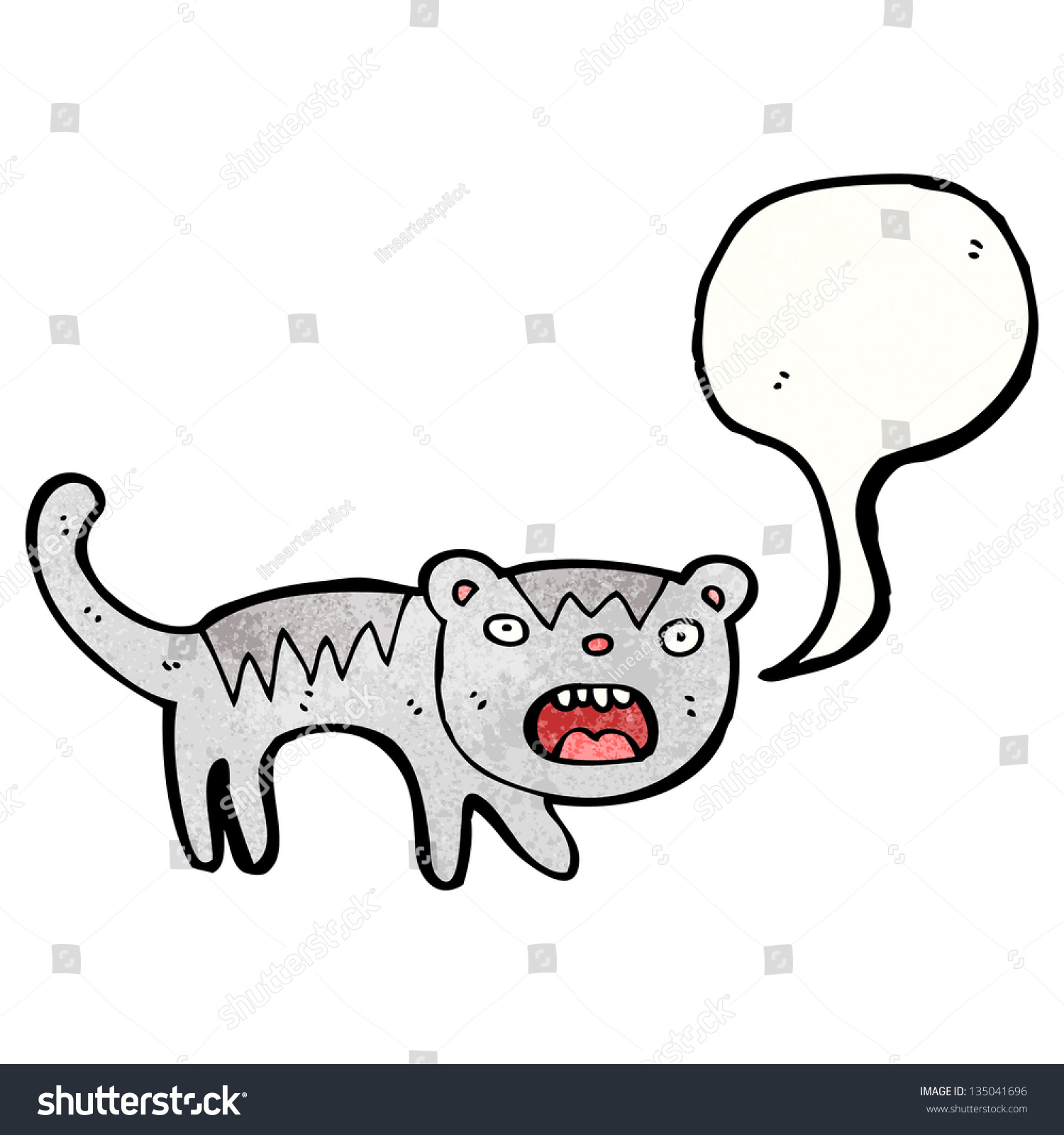 cat meowing clipart - photo #28