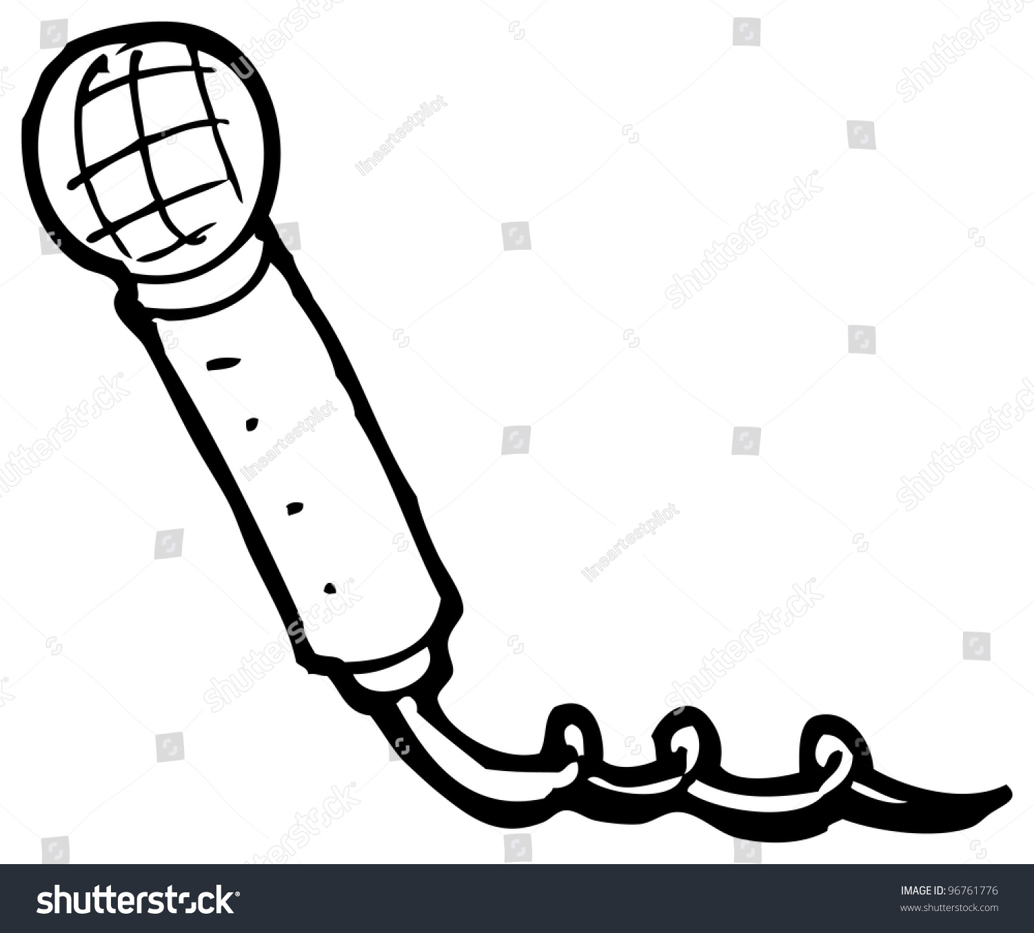 Cartoon Microphone Stock Photo 96761776 : Shutterstock