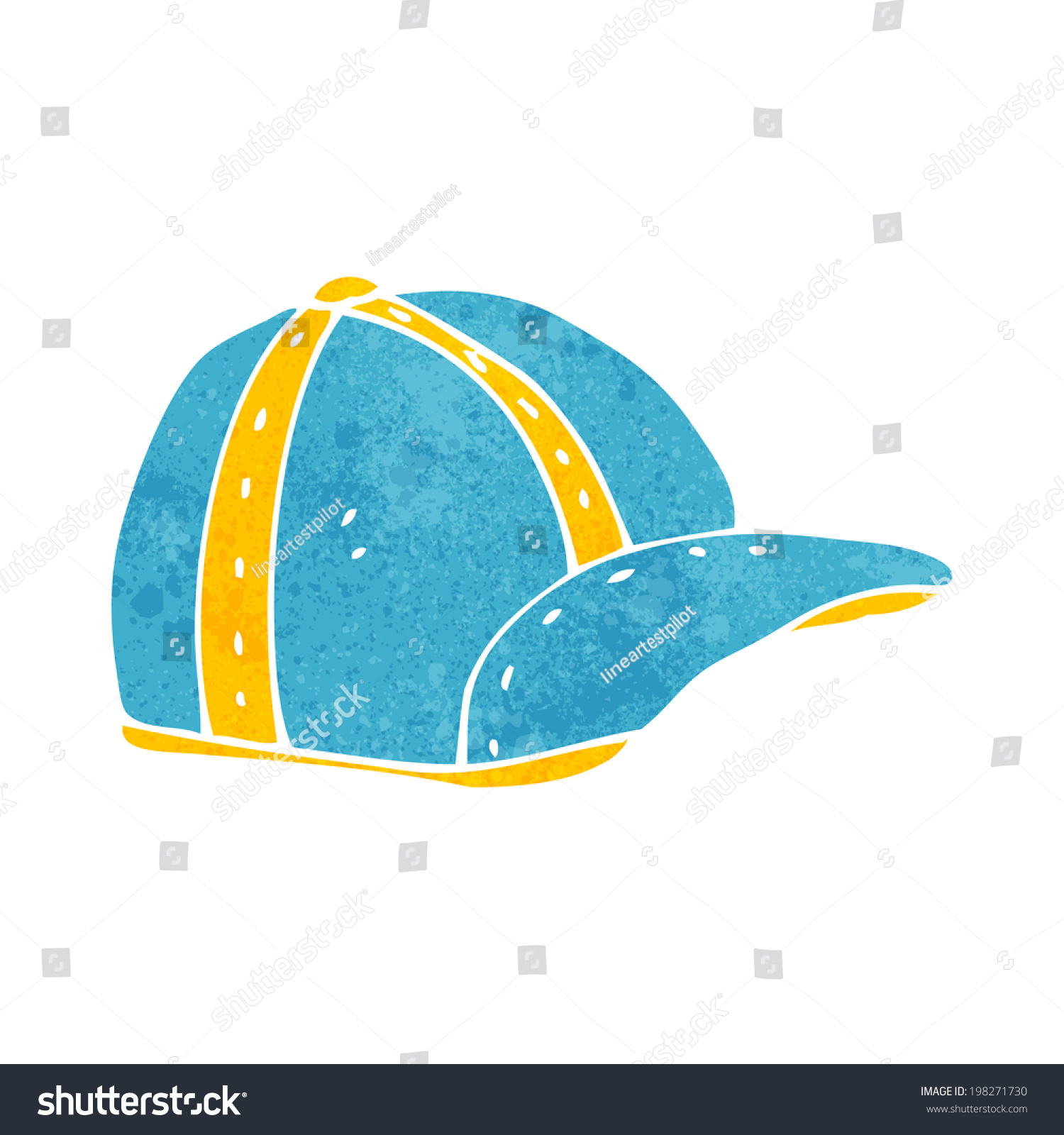 Cartoon Old School Cap Stock Illustration 198271730 | Shutterstock