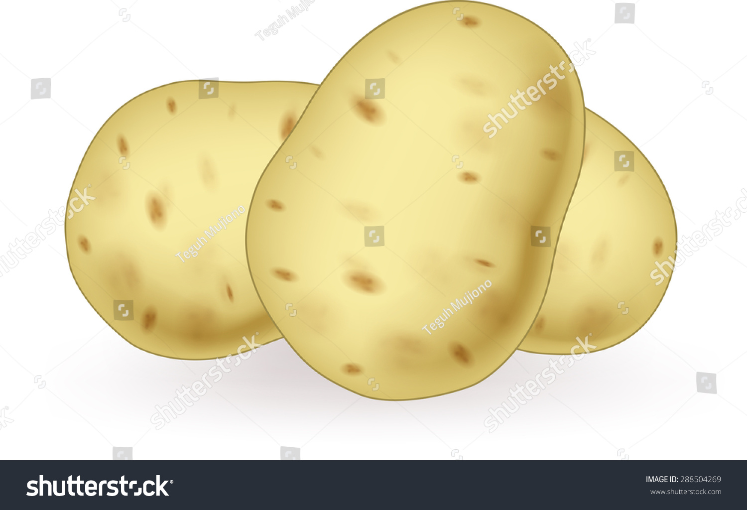 Cartoon Potato Stock Illustration 288504269 | Shutterstock