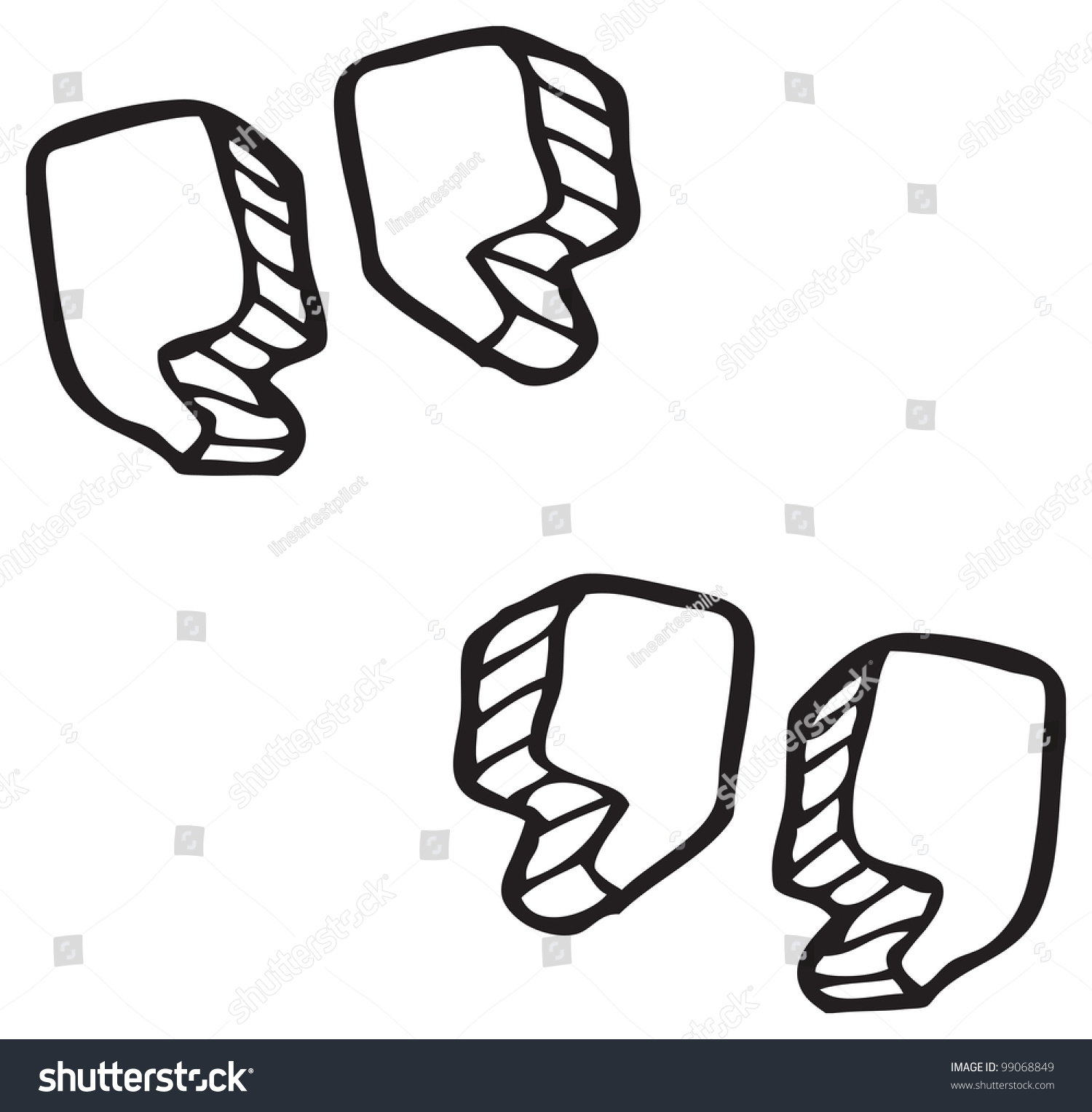 Cartoon Quotation Marks Stock Illustration 99068849 | Shutterstock