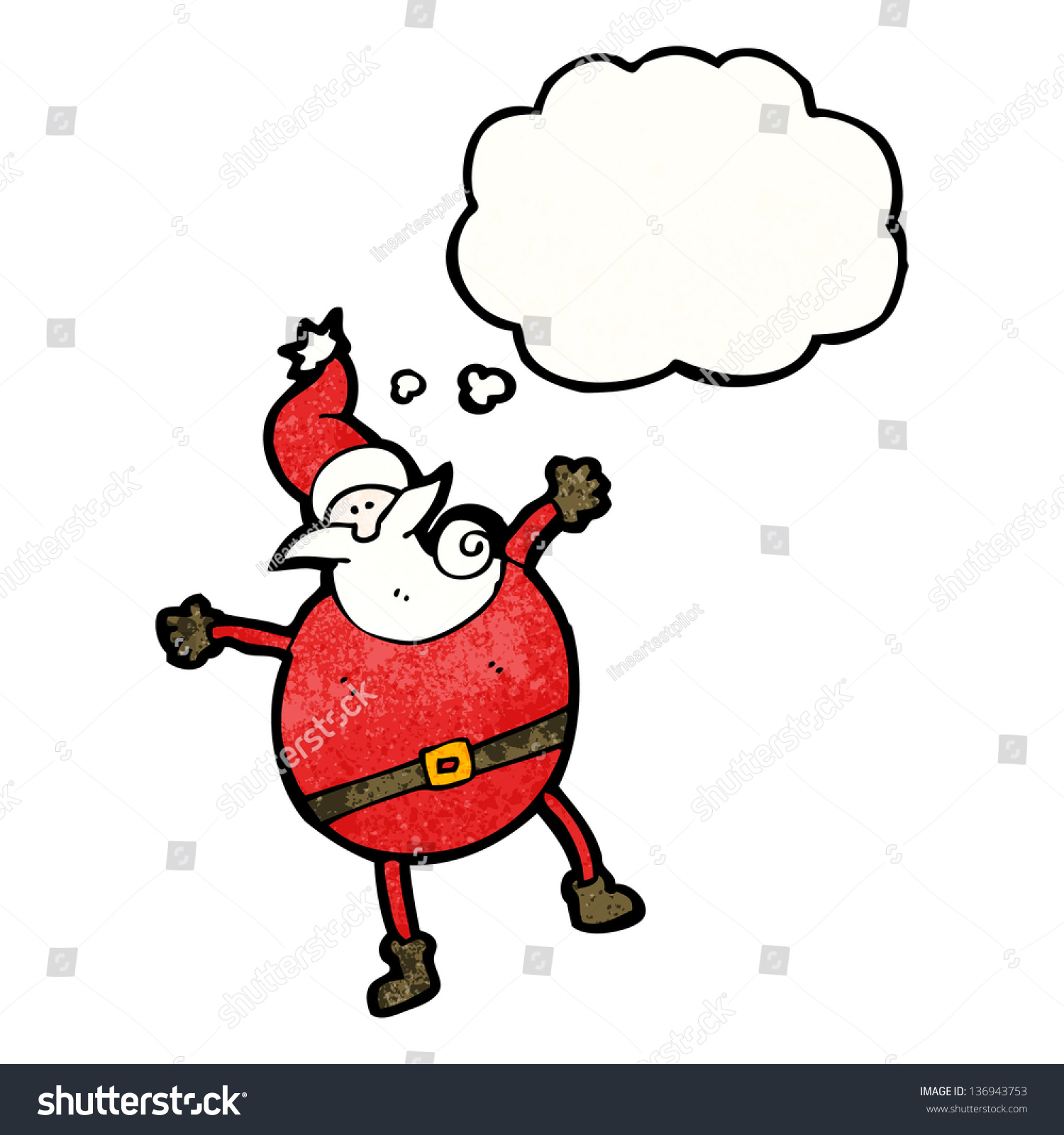 Cartoon Santa Claus Stock Photo 136943753 : Shutterstock