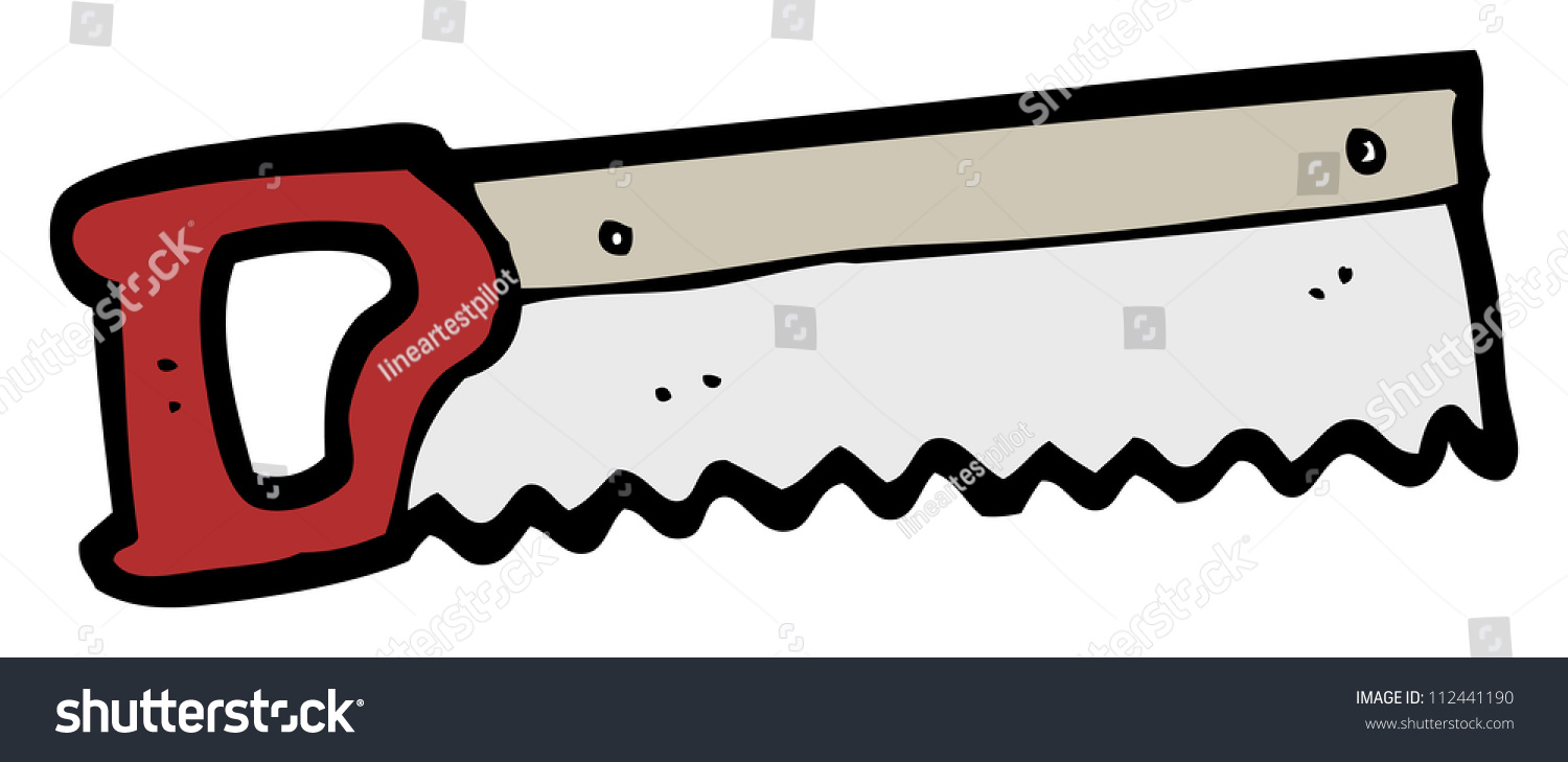 Cartoon Saw Stock Illustration 112441190 - Shutterstock