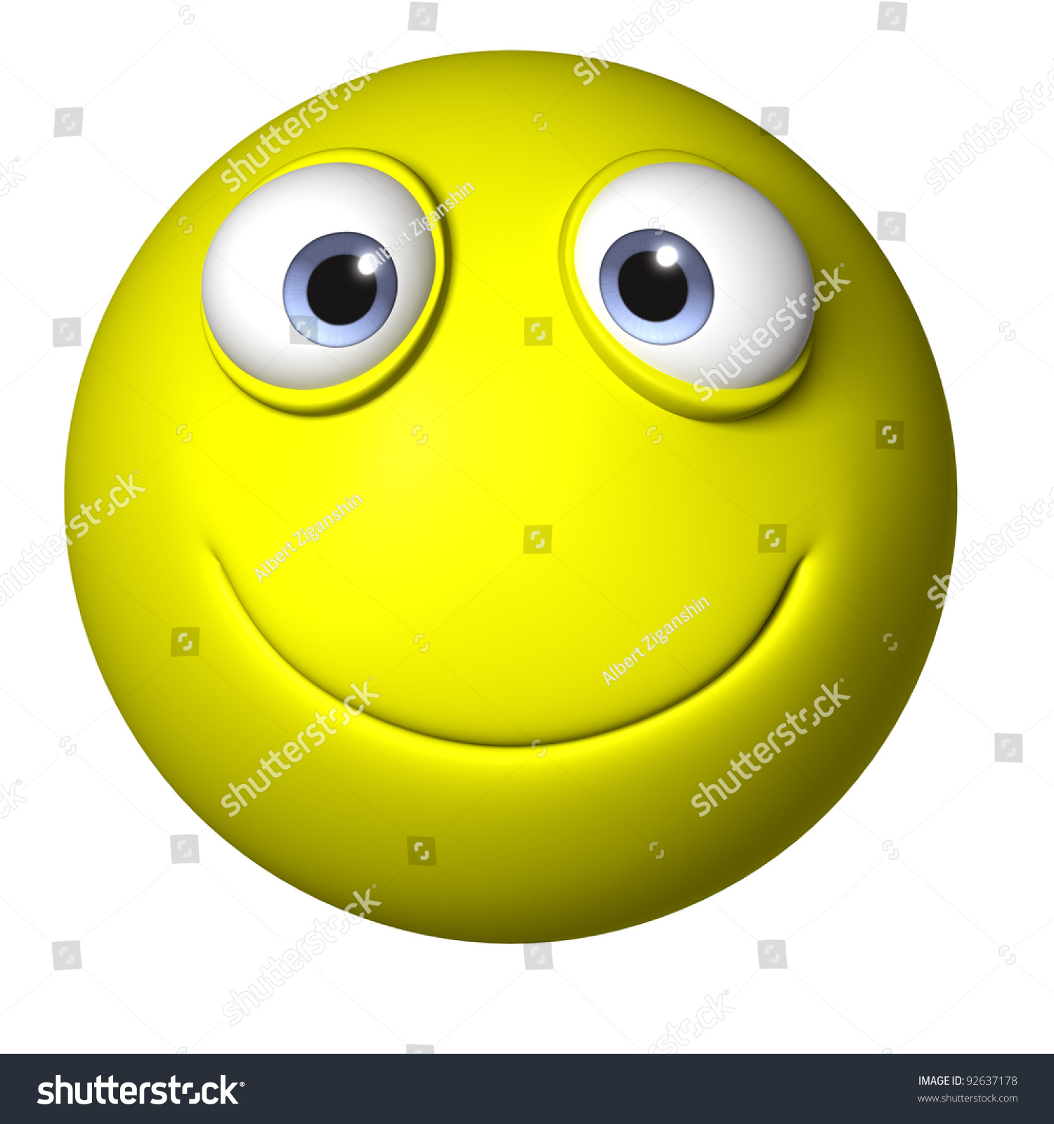 Cartoon Smiley Ball Stock Photo 92637178 : Shutterstock