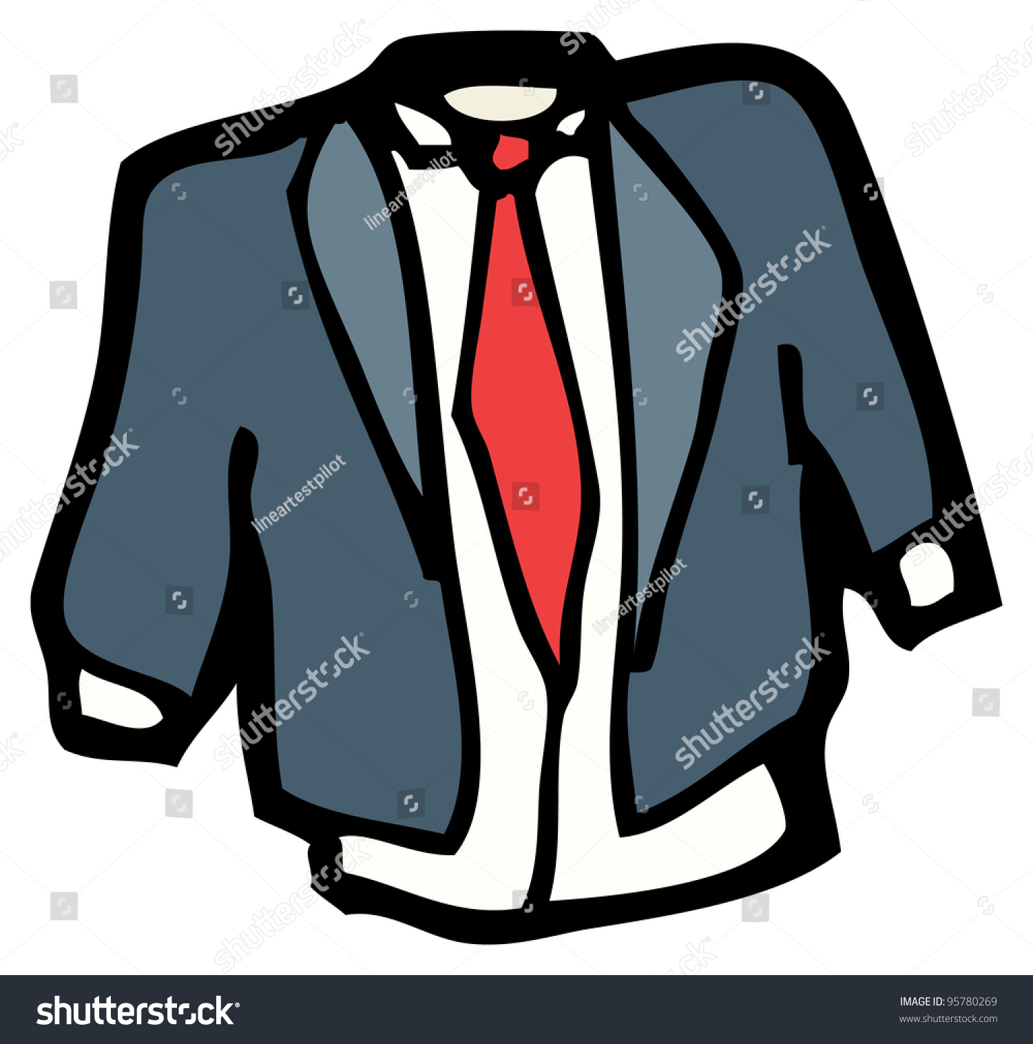 Cartoon Suit Stock Illustration 95780269 - Shutterstock