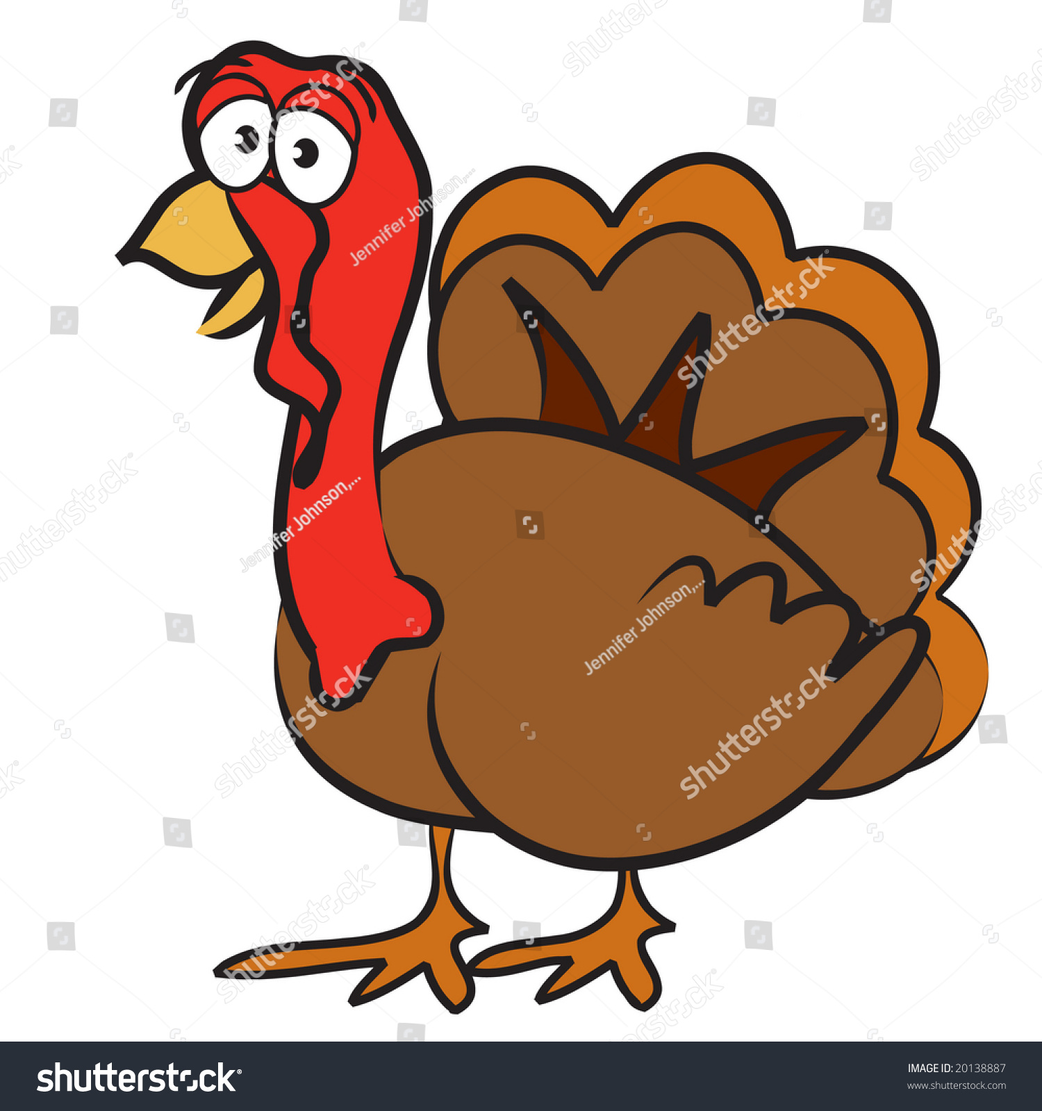 Cartoon Turkey Stock Photo 20138887 : Shutterstock