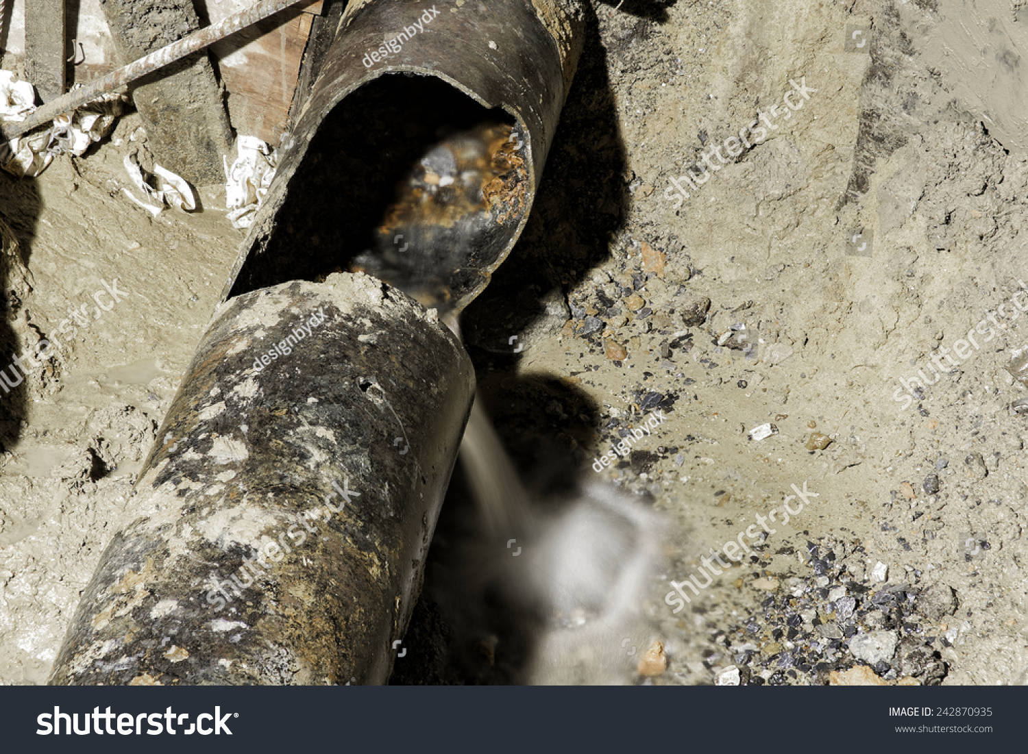 Dia pipe break