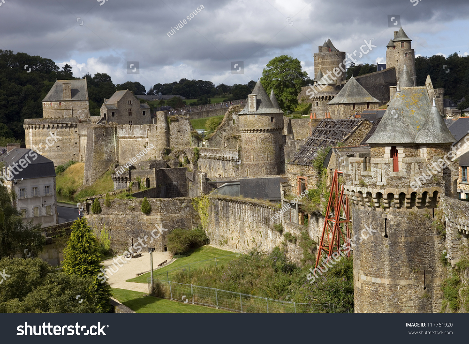 Castle Fougeres Brittany North France Stock Photo 117761920 - Shutterstock