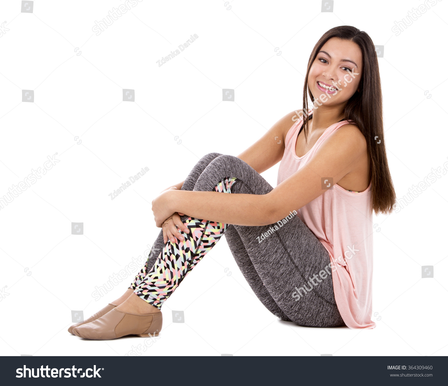 Brunette Teen Girl Feet