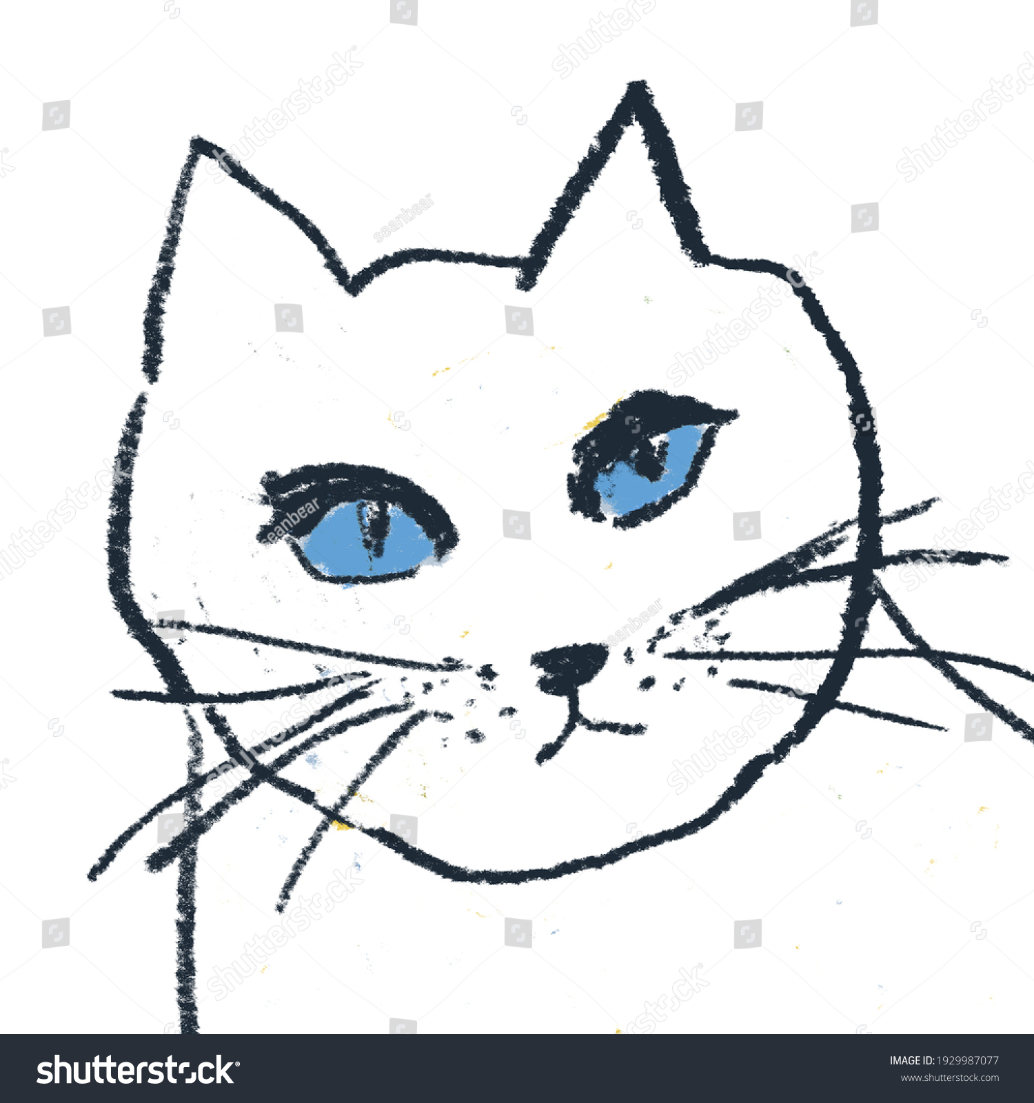 Illustration De Dessin D Esquisse De Chat Illustration De Stock