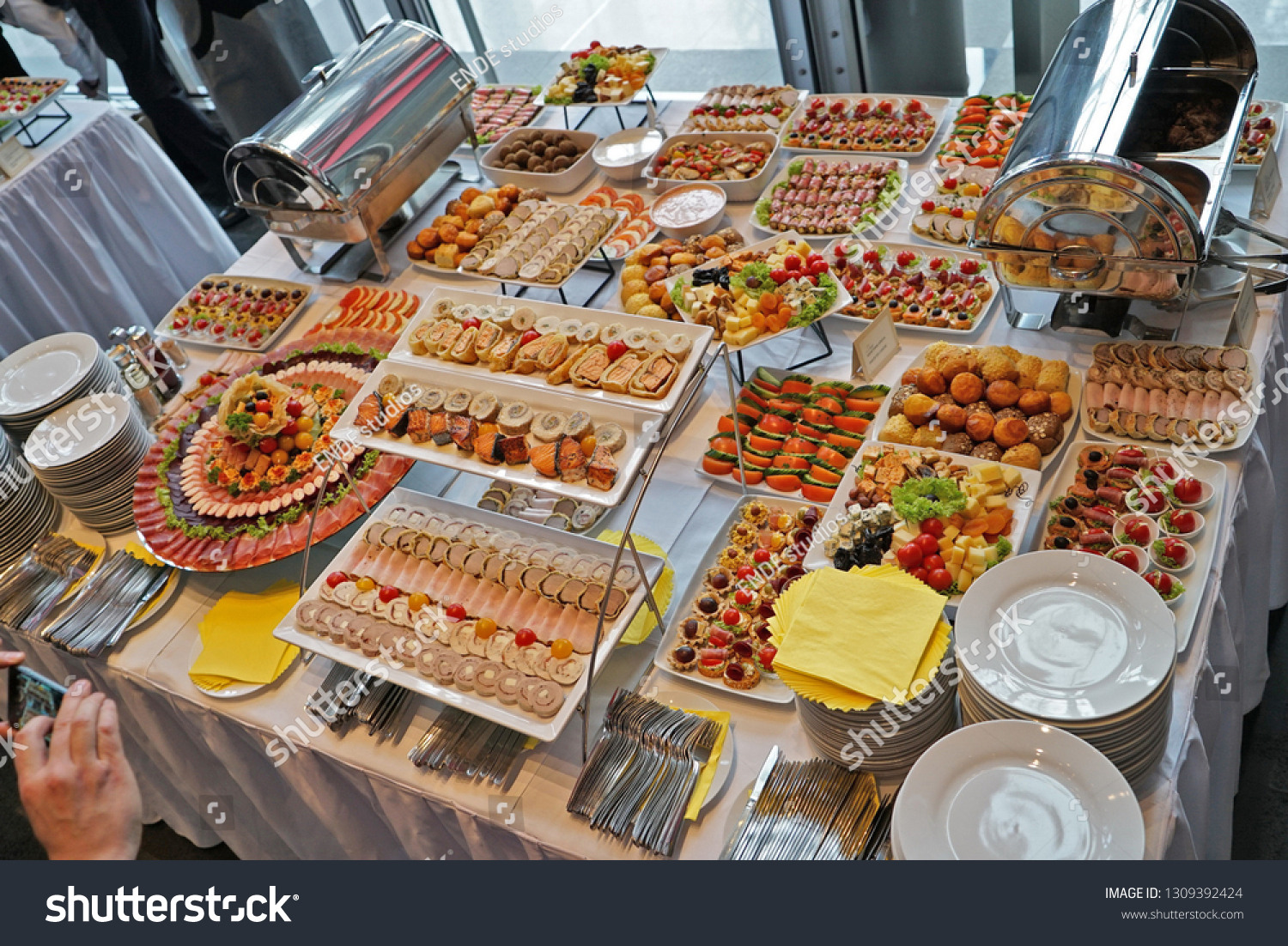 Catering Buffet Table Delicious Food Events Stock Photo Edit Now
