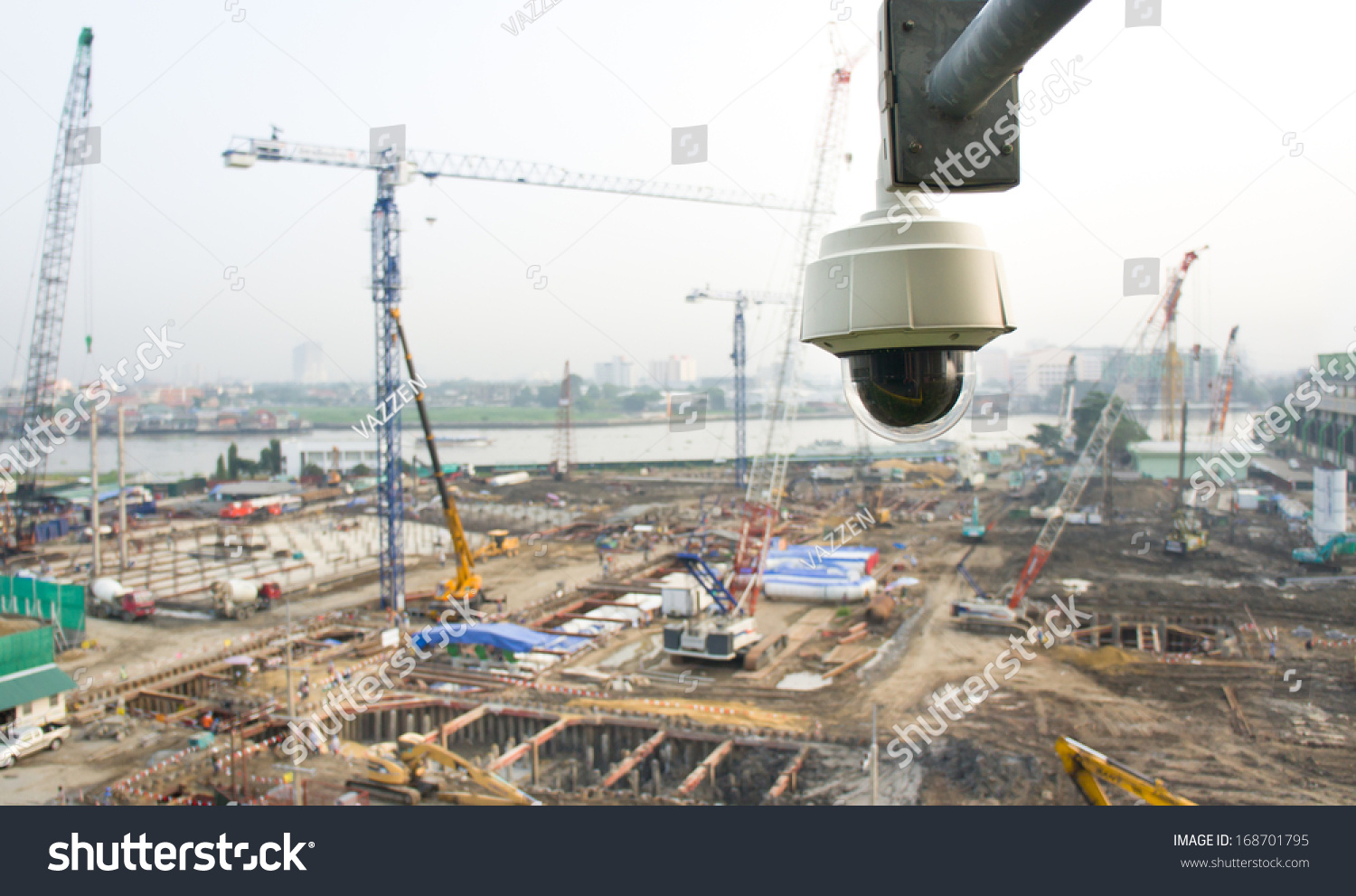 cctv camera for construction site