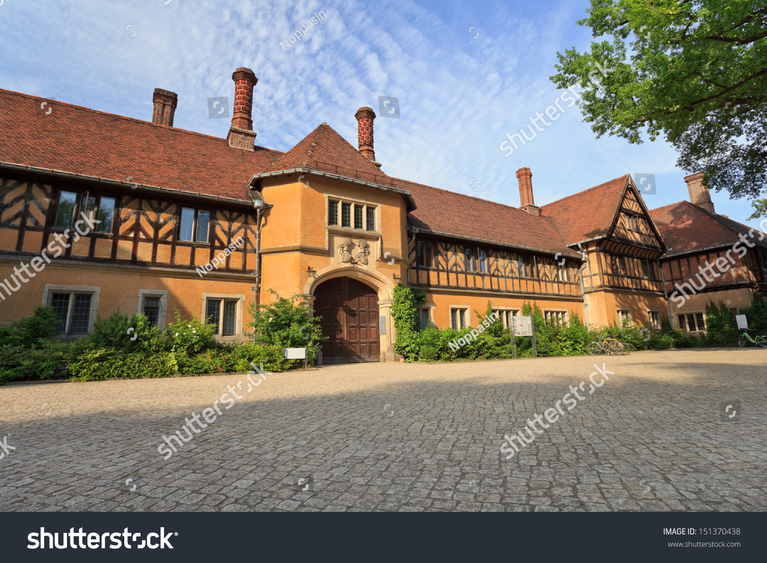 Cecilienhof Palace Located Neuer Garten Where Stock Photo Edit