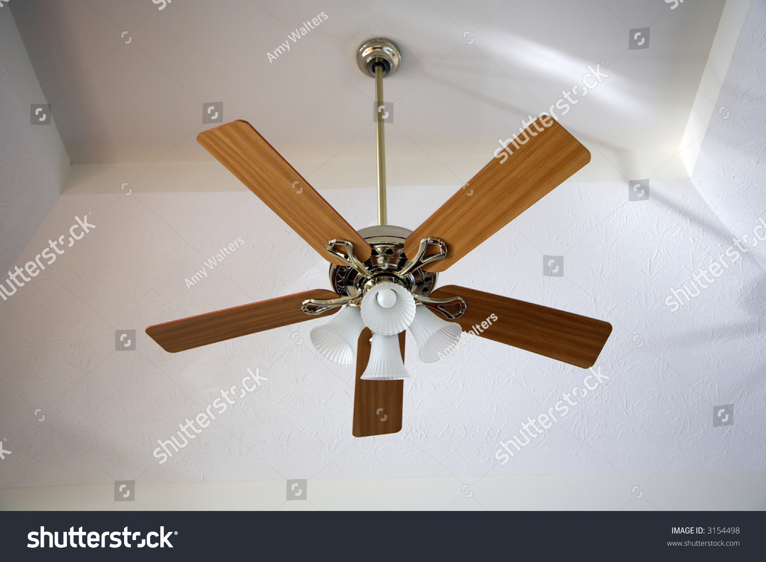 Ceiling Fan Hanging Vaulted Ceiling Stock Photo Edit Now 3154498