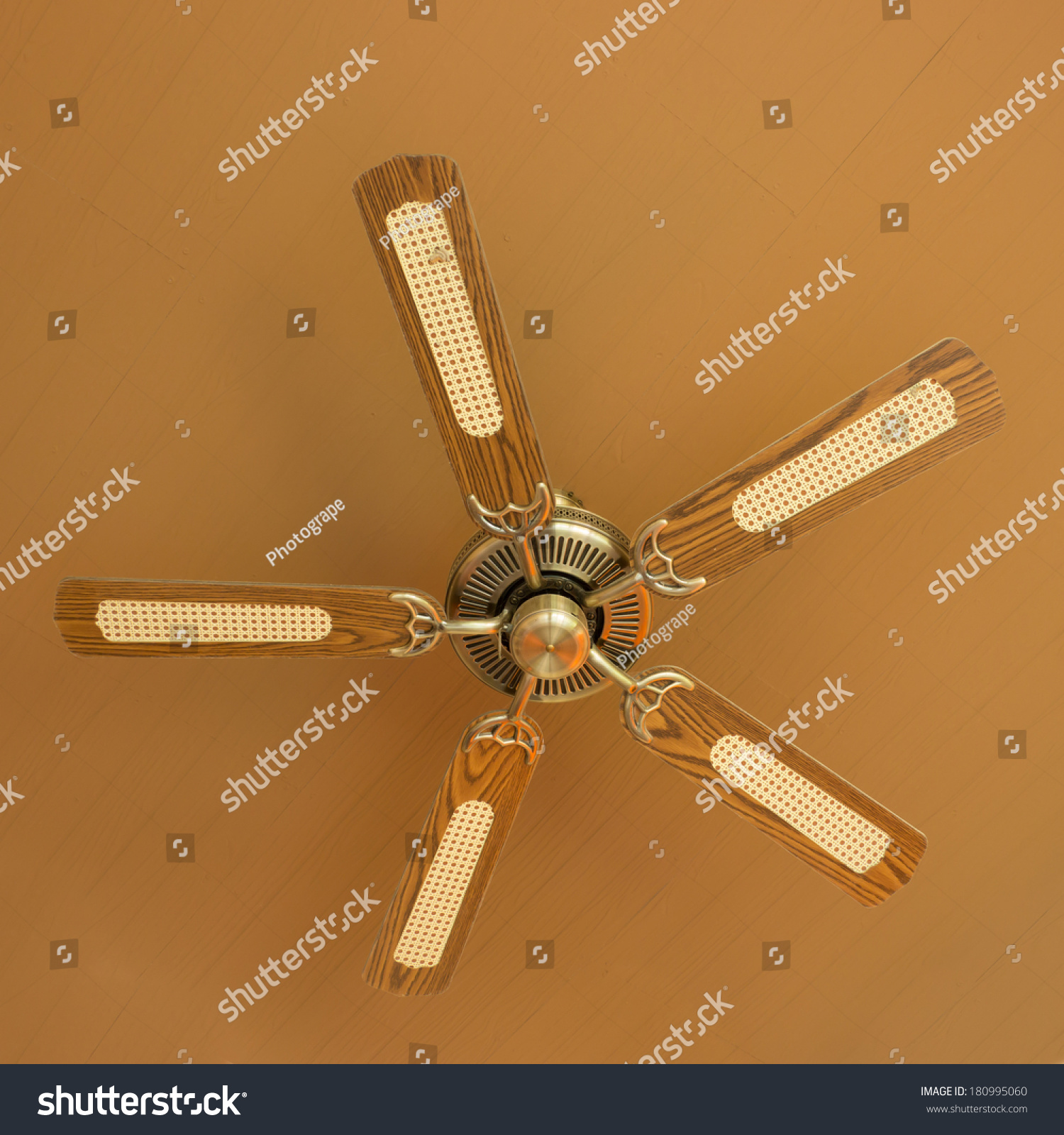 Ceiling Fan Motor Retro Style Objects Stock Image