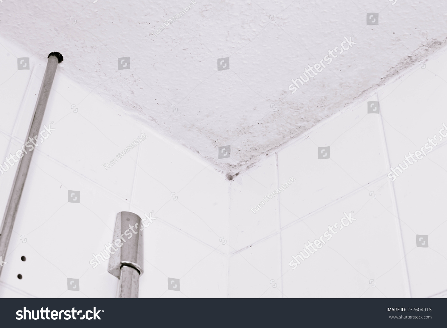 Ceiling Mould Due Condensation Bathroom Stock Photo Edit